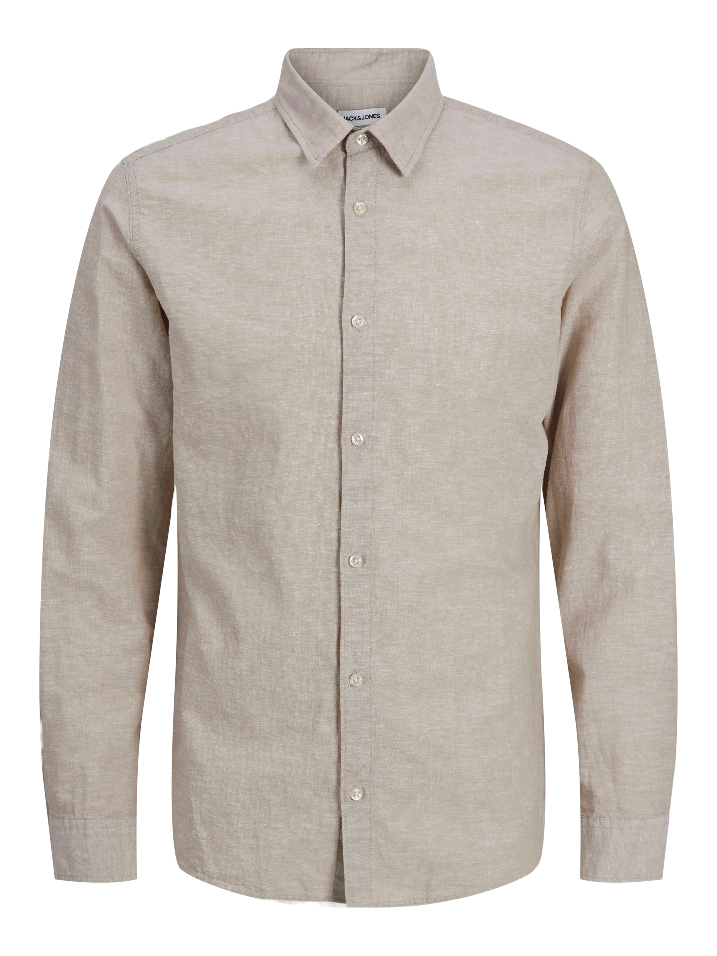 Jack & Jones Langarmhemd »JJEBREEZE SHIRT LS SN«, mit Hemdkragen