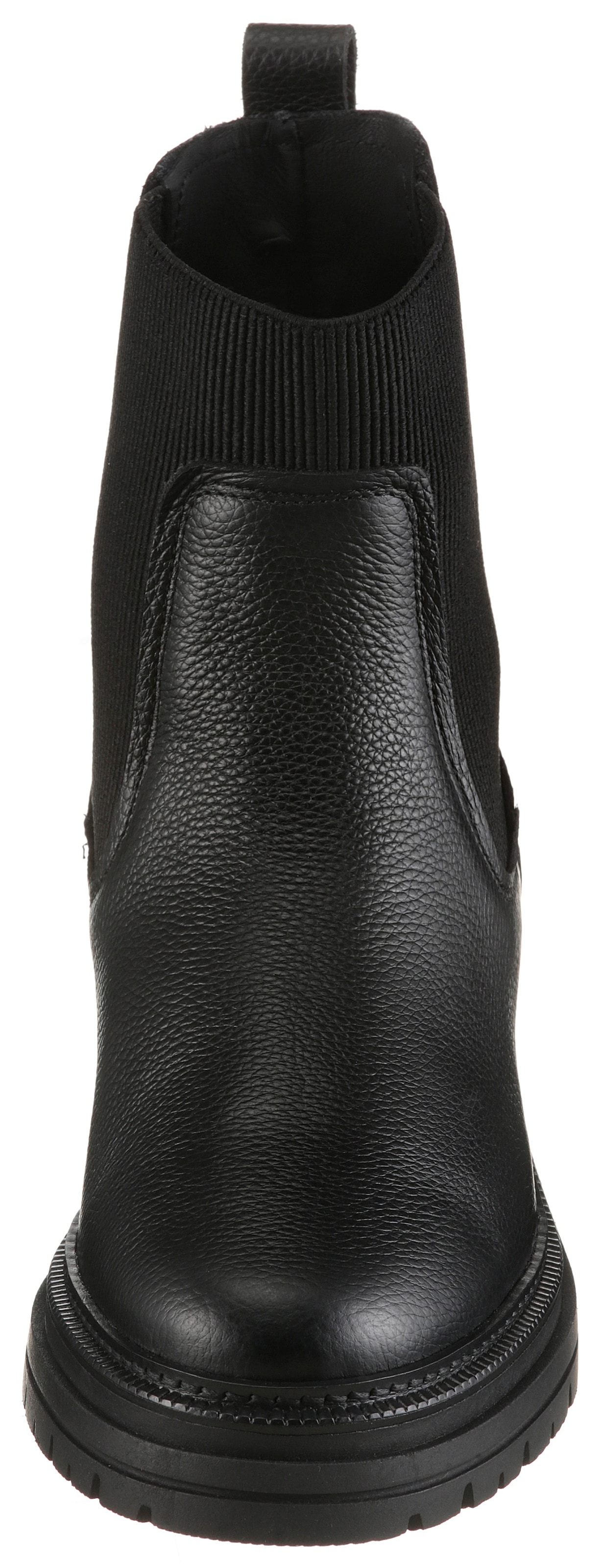 Tommy Hilfiger Winterboots »TH PLAQUE PEBBLE CHELSEA WARM«  , Chelseaboots, Schlupfboots, Stiefelette mit praktischer Anziehlasche