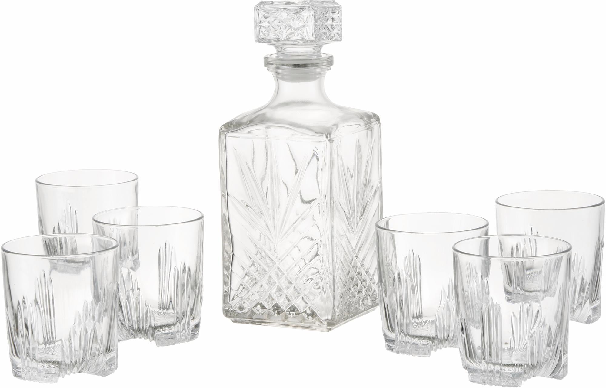 Whiskyglas »Selecta«, (Set, 7 tlg.), 6 Gläser, 1 Karaffe