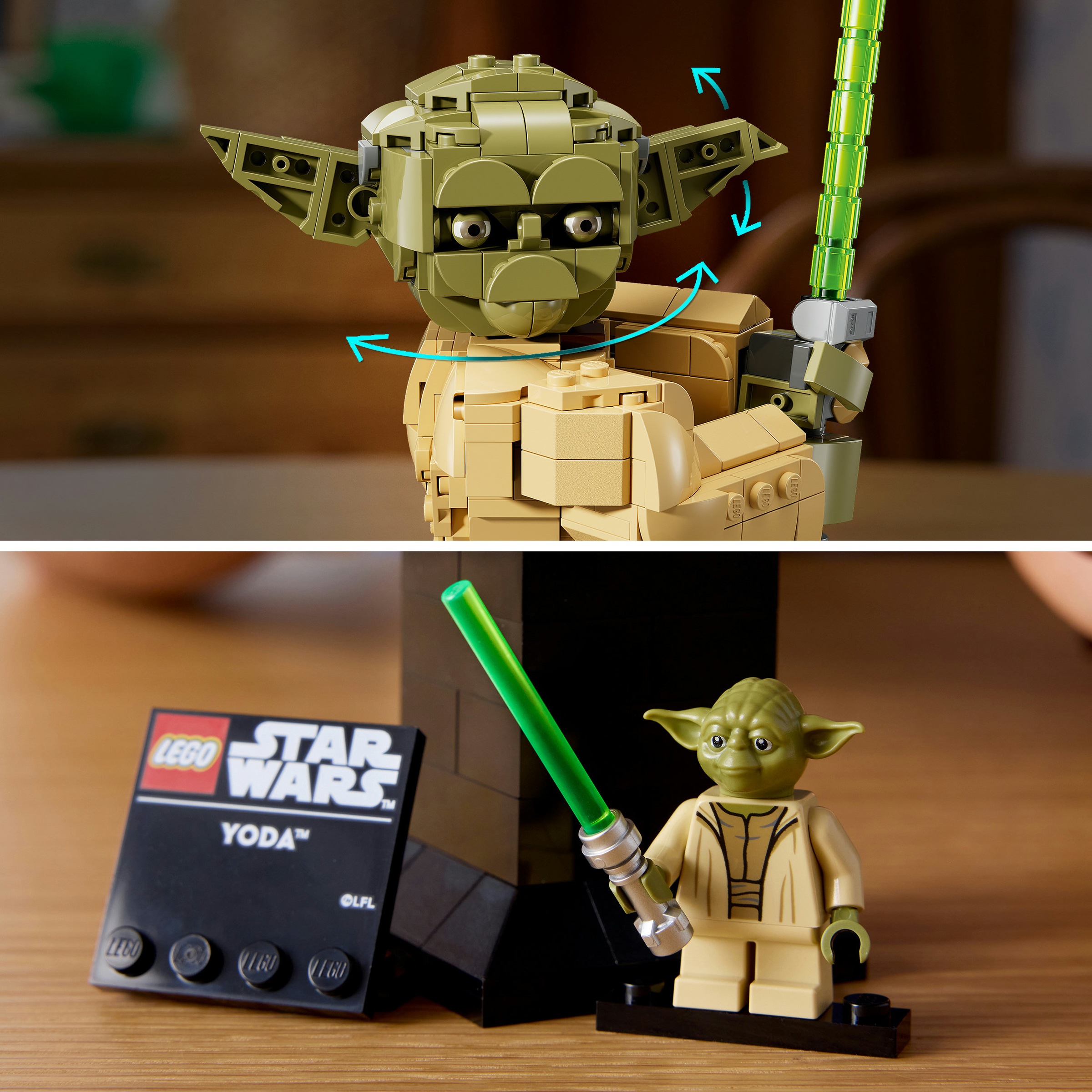 LEGO® Konstruktionsspielsteine »Yoda Büste (75438), LEGO Star Wars™«