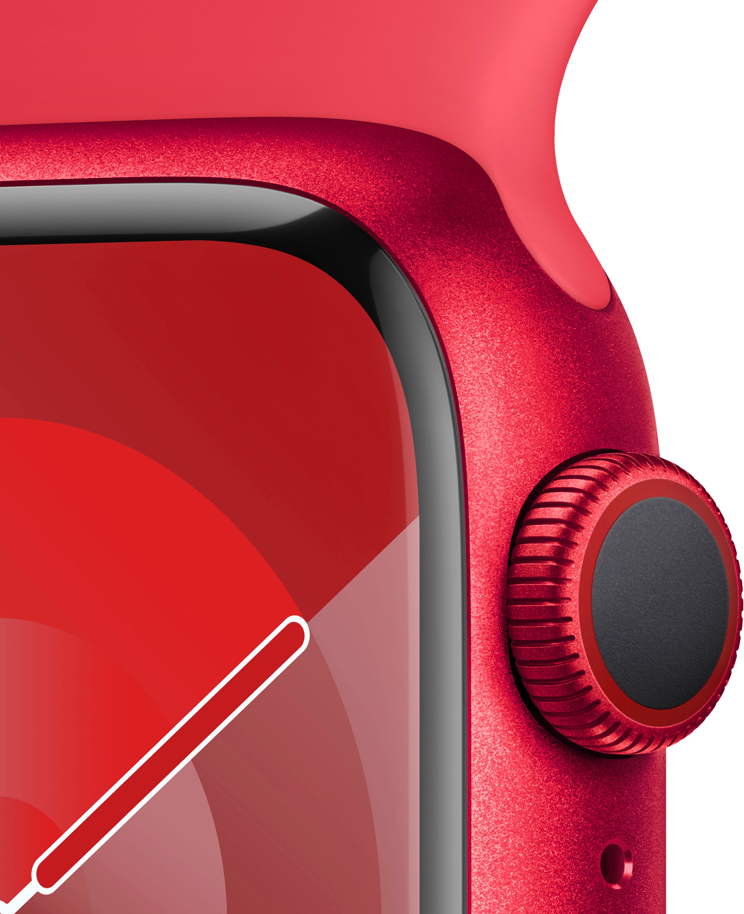 Apple Smartwatch »Watch Series 9 GPS + Cellular M/L«, (Watch OS 10 Sport Band)