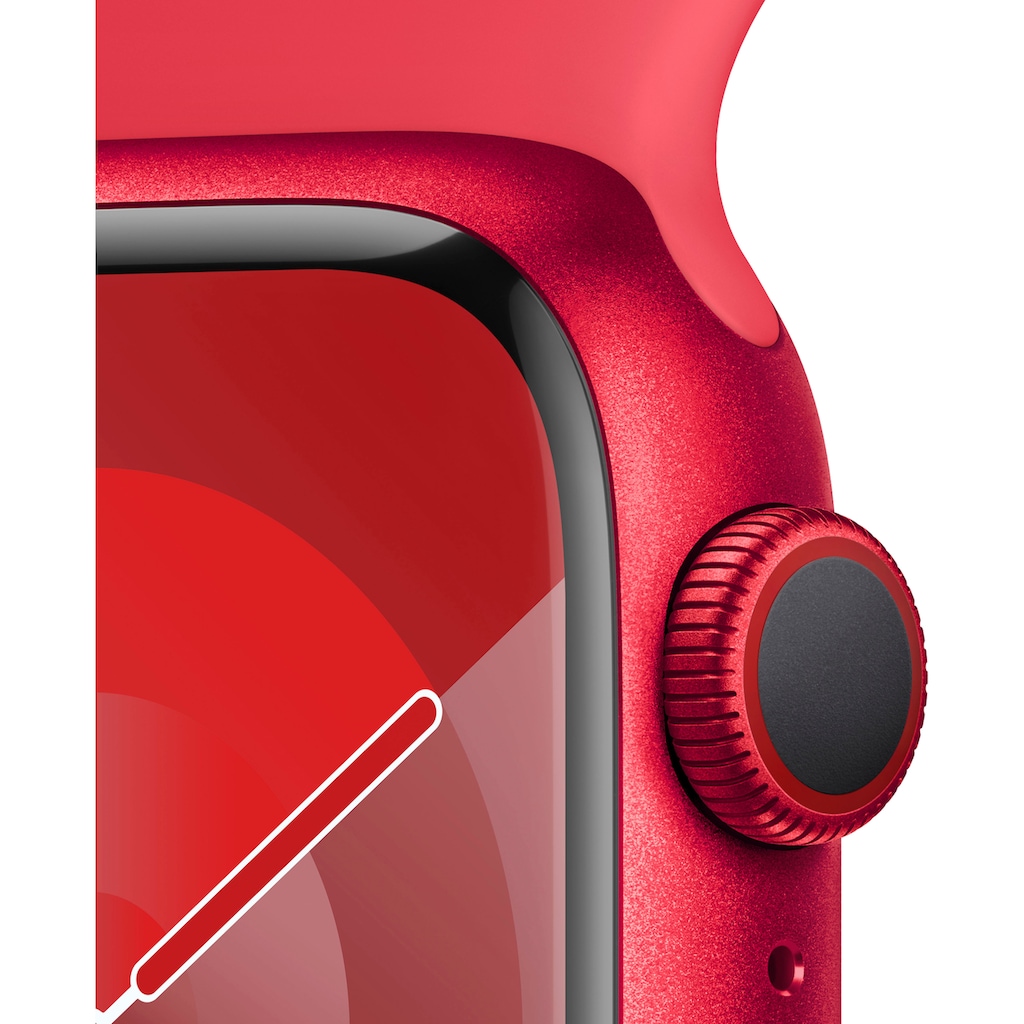 Apple Smartwatch »Watch Series 9 GPS + Cellular M/L«, (Watch OS 10)