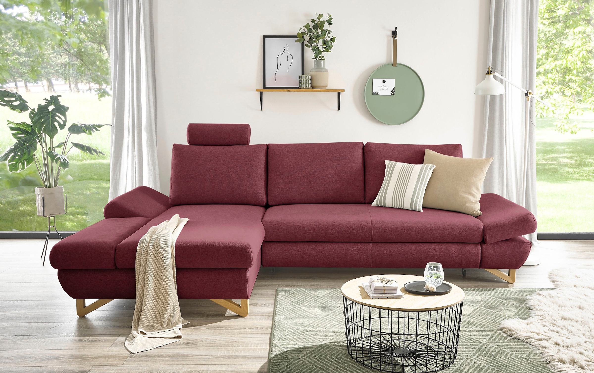 INOSIGN Schlafsofa »City/Giron«, komfortable Bettfunktion (Liegefläche 245 x 138 cm), sowie Bettkasten