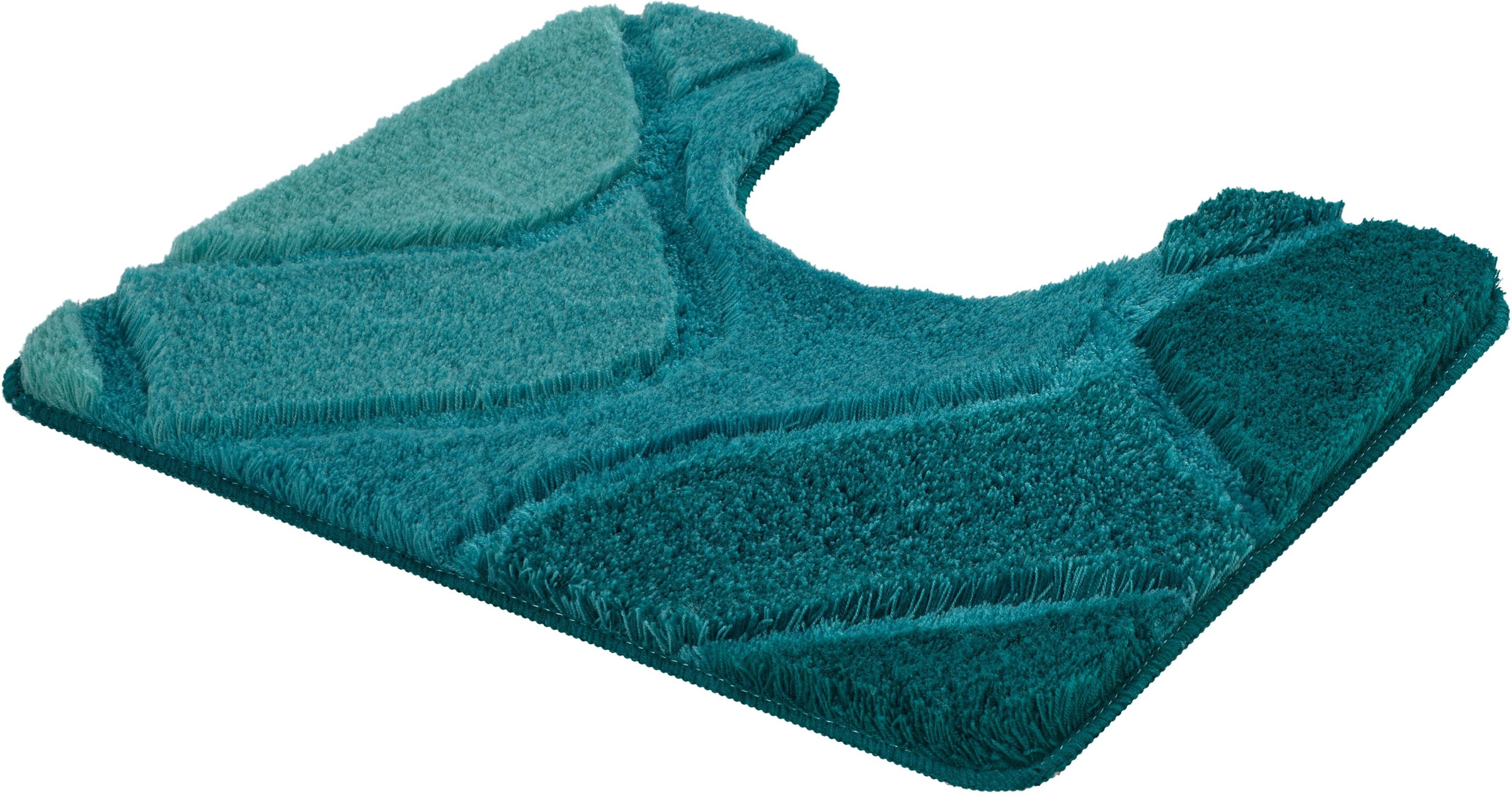 Kleine Wolke Badematte »Fiona«, rutschhemmend beschichtet, fußbodenheizungsgeeignet, Badteppich, modernes Wellen Design, Hoch-Tief Effekt, waschbar