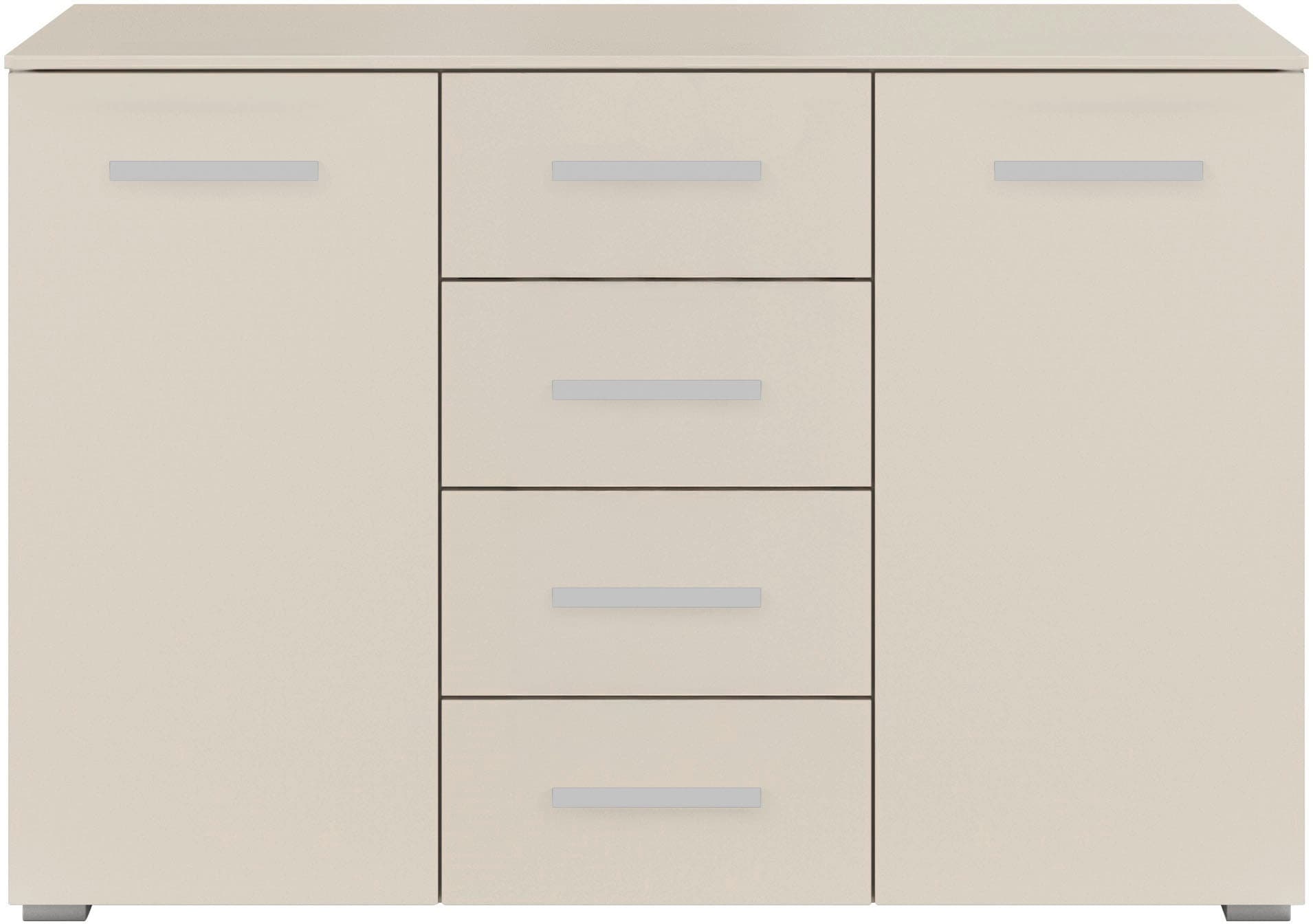 rauch Schubkastenkommode »Sideboard Kommode Kombikommode KOLUNA mit Dekorfront« Breite 120 cm mit moderner Dekorfront,  vier große Schubladen, mit insgesamt 4 Einlegeböden MADE IN GERMANY