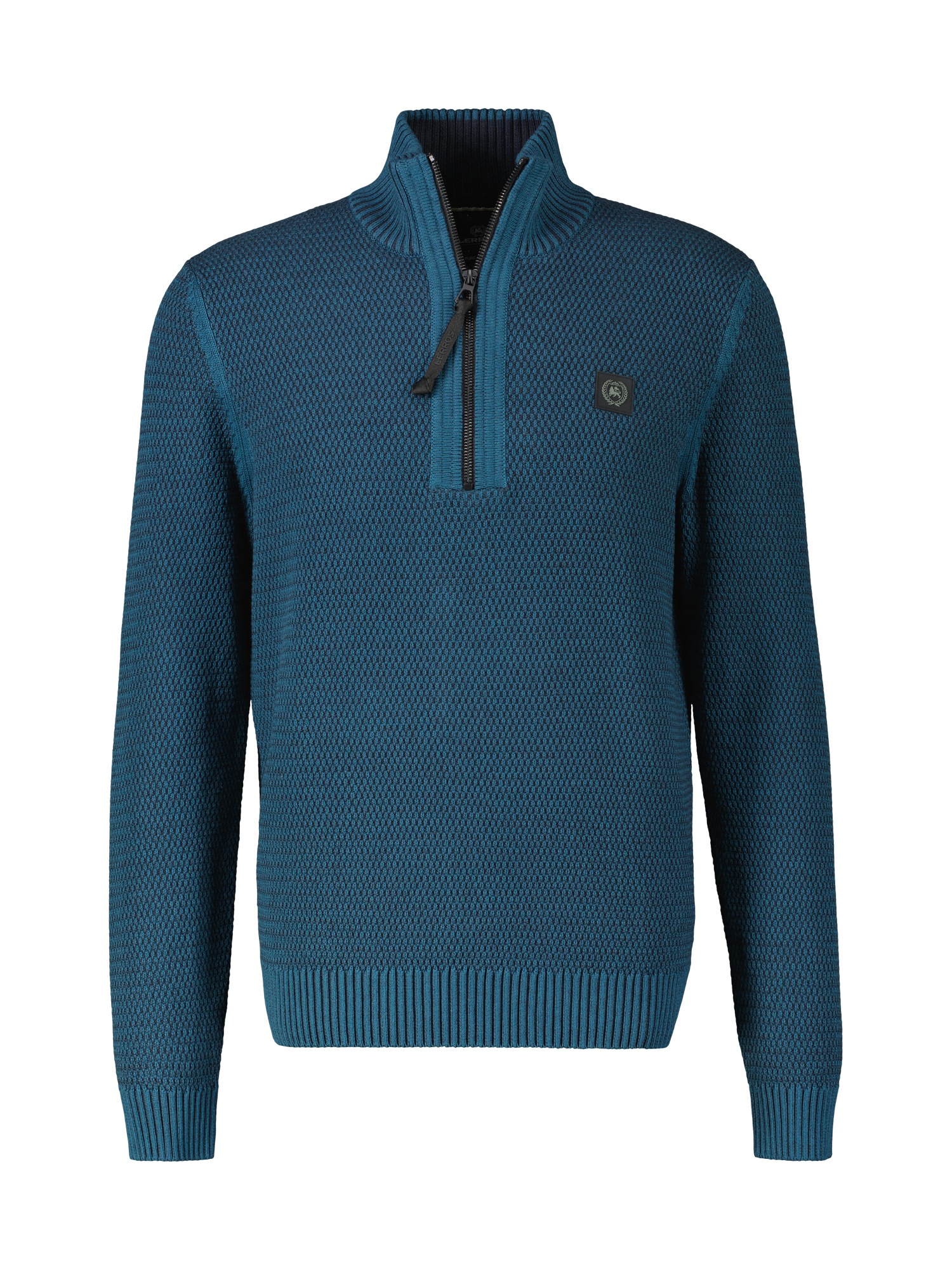 LERROS Strickpullover »LERROS Strickpullover mit Reißverschlusskragen«