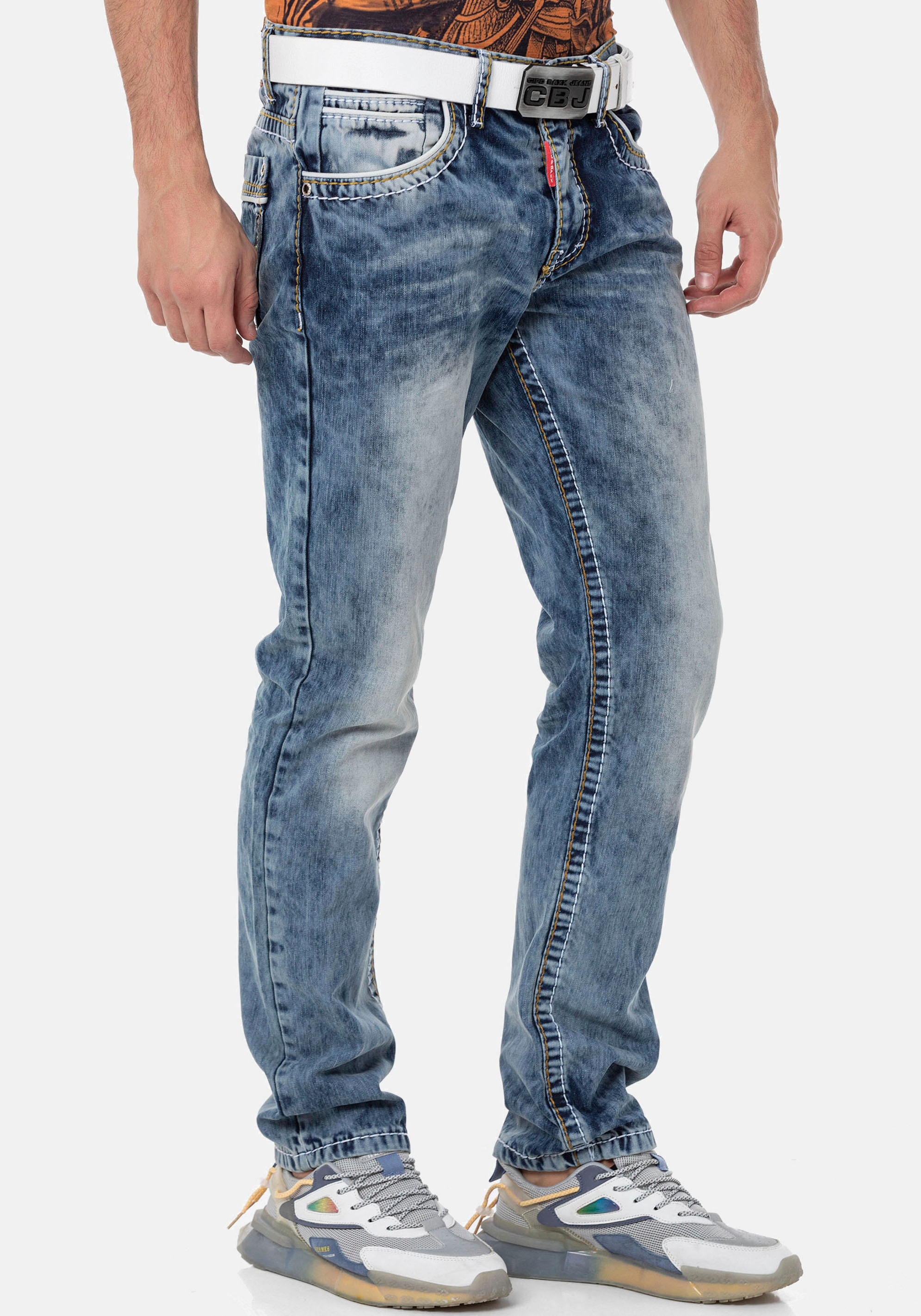 Cipo & Baxx Straight-Jeans