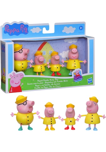 Hasbro Spielfigur »Peppa Pig, Regentag mit Familie Wutz«, (Set, 4 tlg.) kaufen