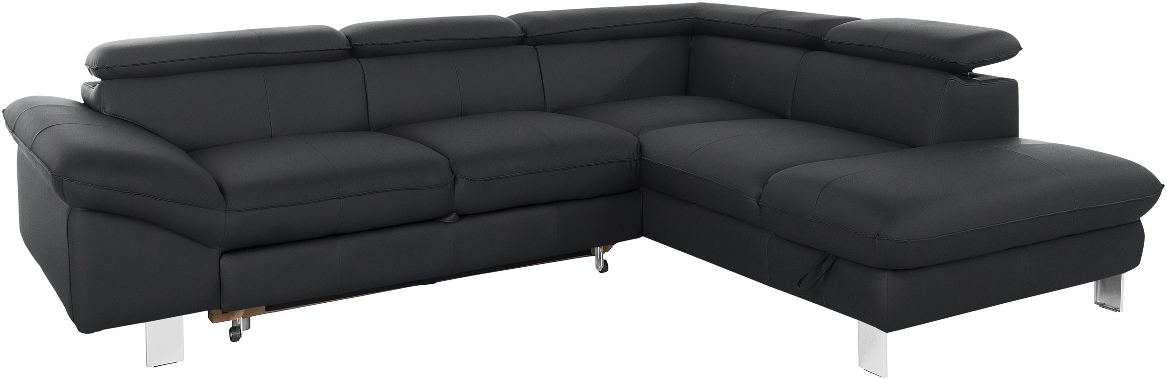 COTTA Ecksofa »Driver L-Form«, mit Kopfteilverstellung, wahlweise mit Bettfunktion