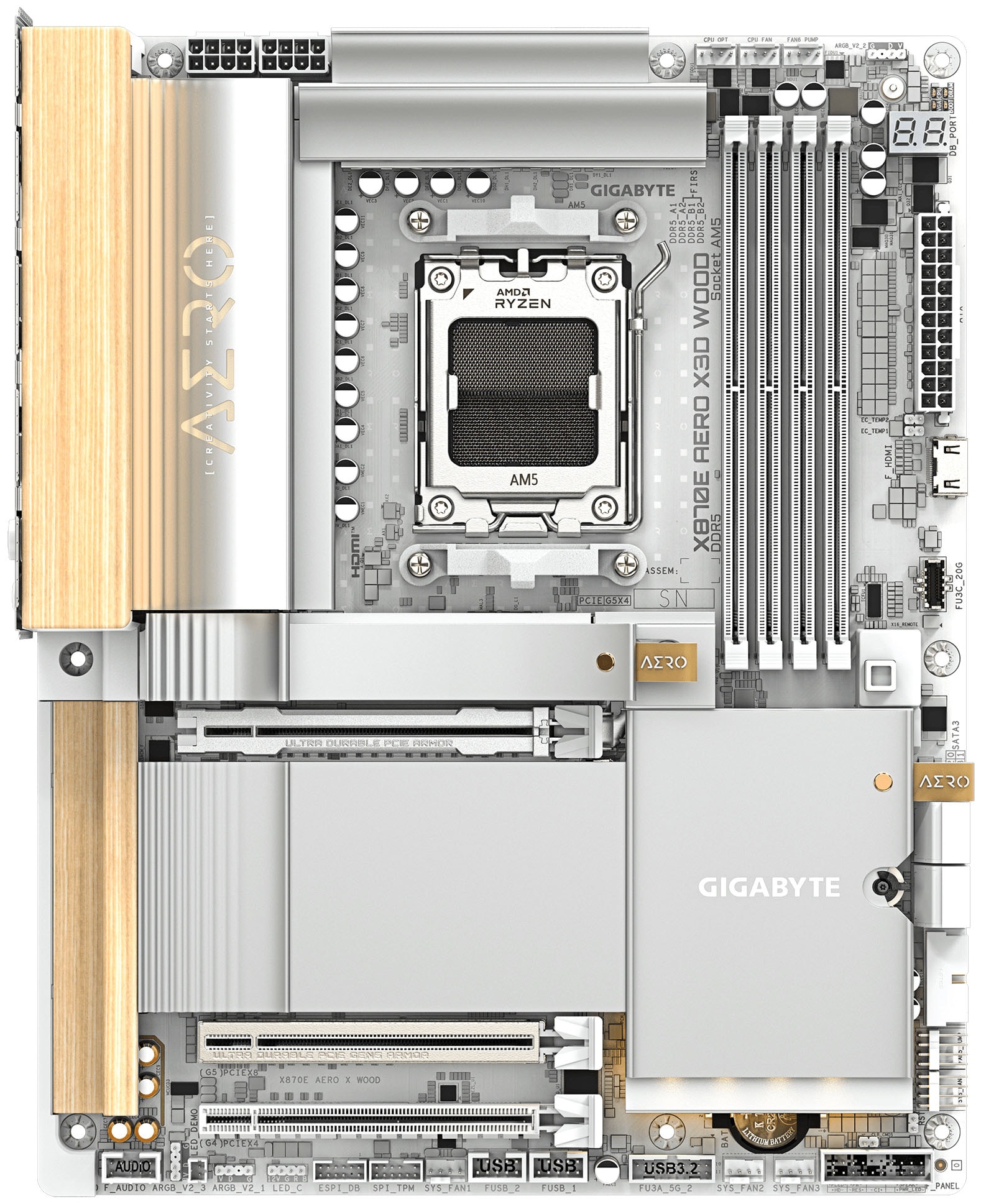 Gigabyte Mainboard »X870E AERO X3D«
