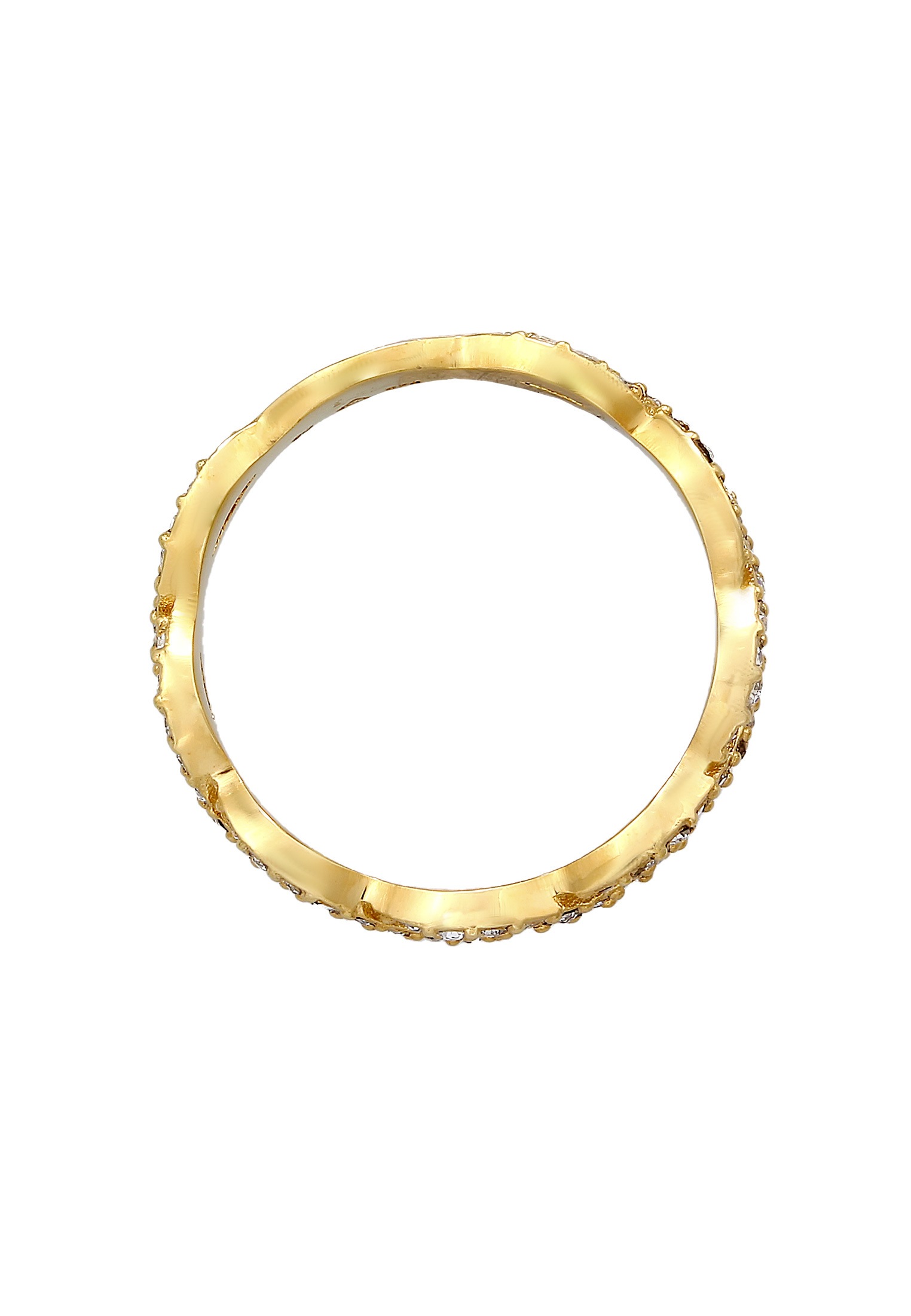Elli Silberring »Ring Infinity Kristalle Unendlichkeit Liebe 925 Silber«