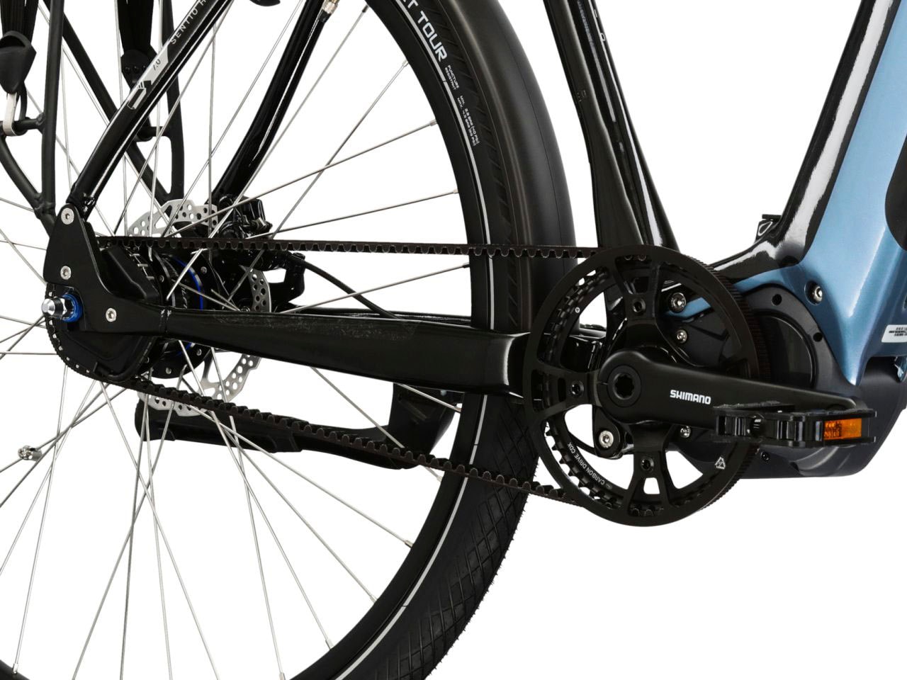 Kross E-Bike »E-Citybike Sentio Hybrid 7.0 28 Zoll schwarz«, 8 Gang, Shimano, ALFINE, Mittelmotor 250 W, Pedelec, Elektrofahrrad für Damen und Herren