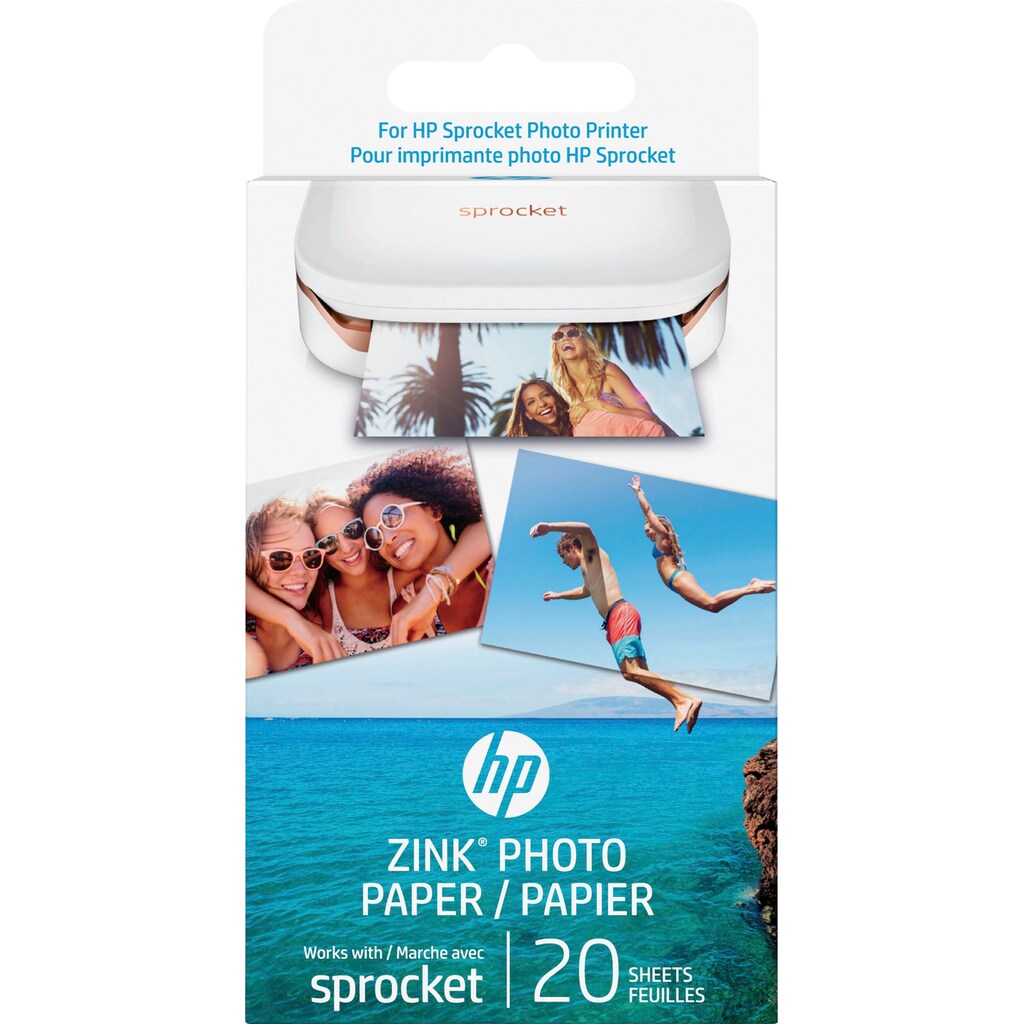 HP Fotopapier »HPIZ2X320«, 5,1 x 7,6 cm (2 x 3 Zoll)