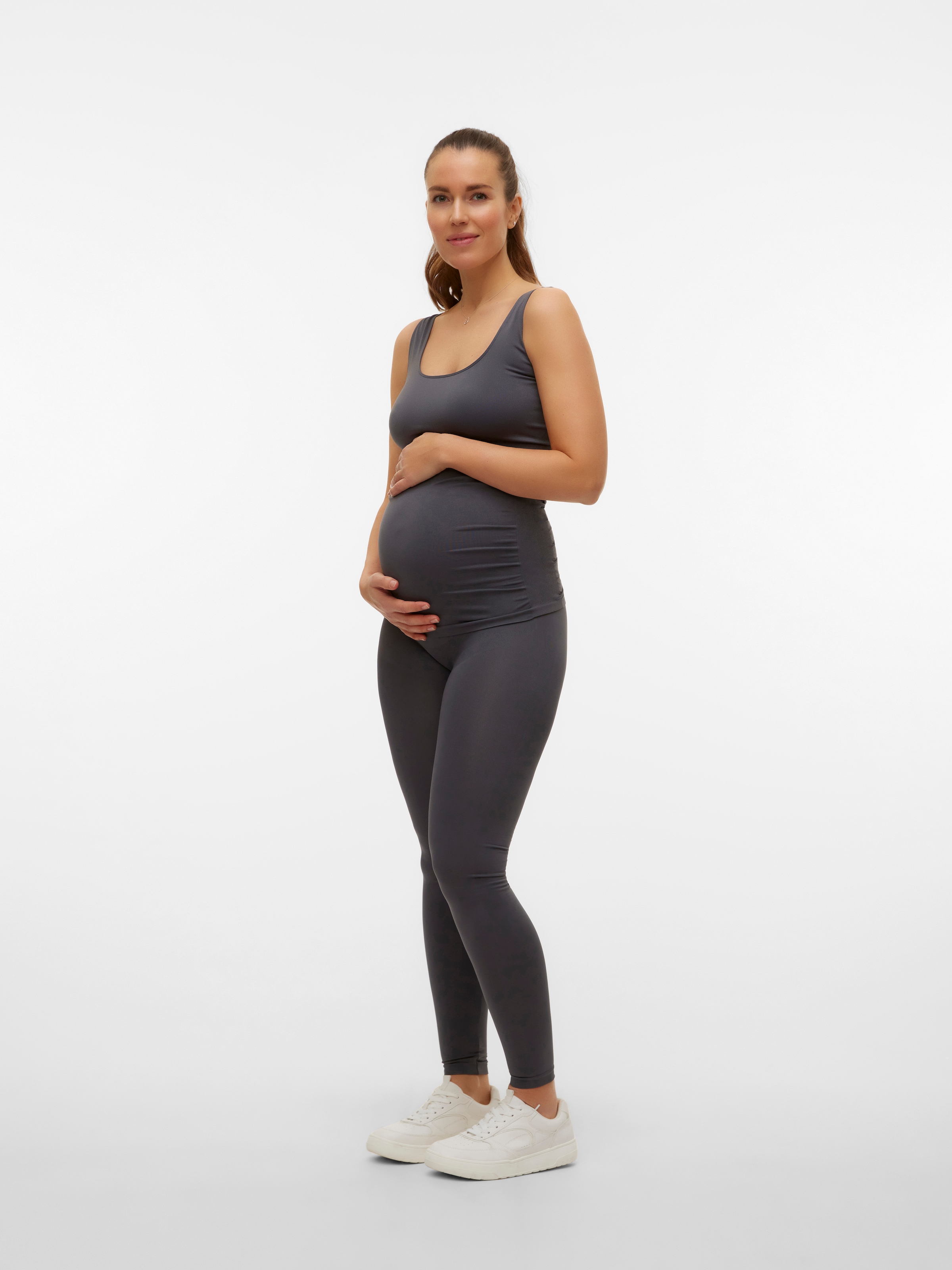 Mamalicious Umstandsleggings »MLTIA JEANNE LEGGING NOOS A.«  Materialmix, regular fit