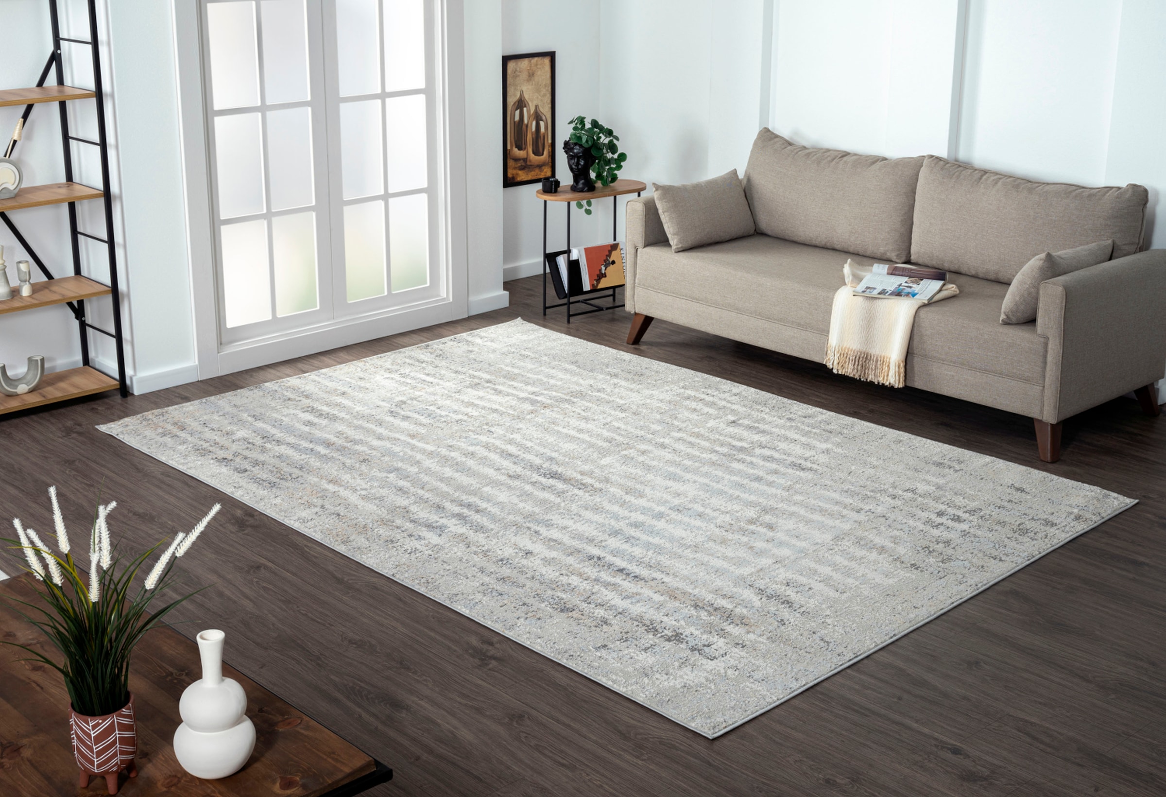 Myflair Möbel & Accessoires Teppich »My Soul« rechteckig 8 mm Höhe Kurzflor, Scandi-Design, besonders weich durch Microfaser