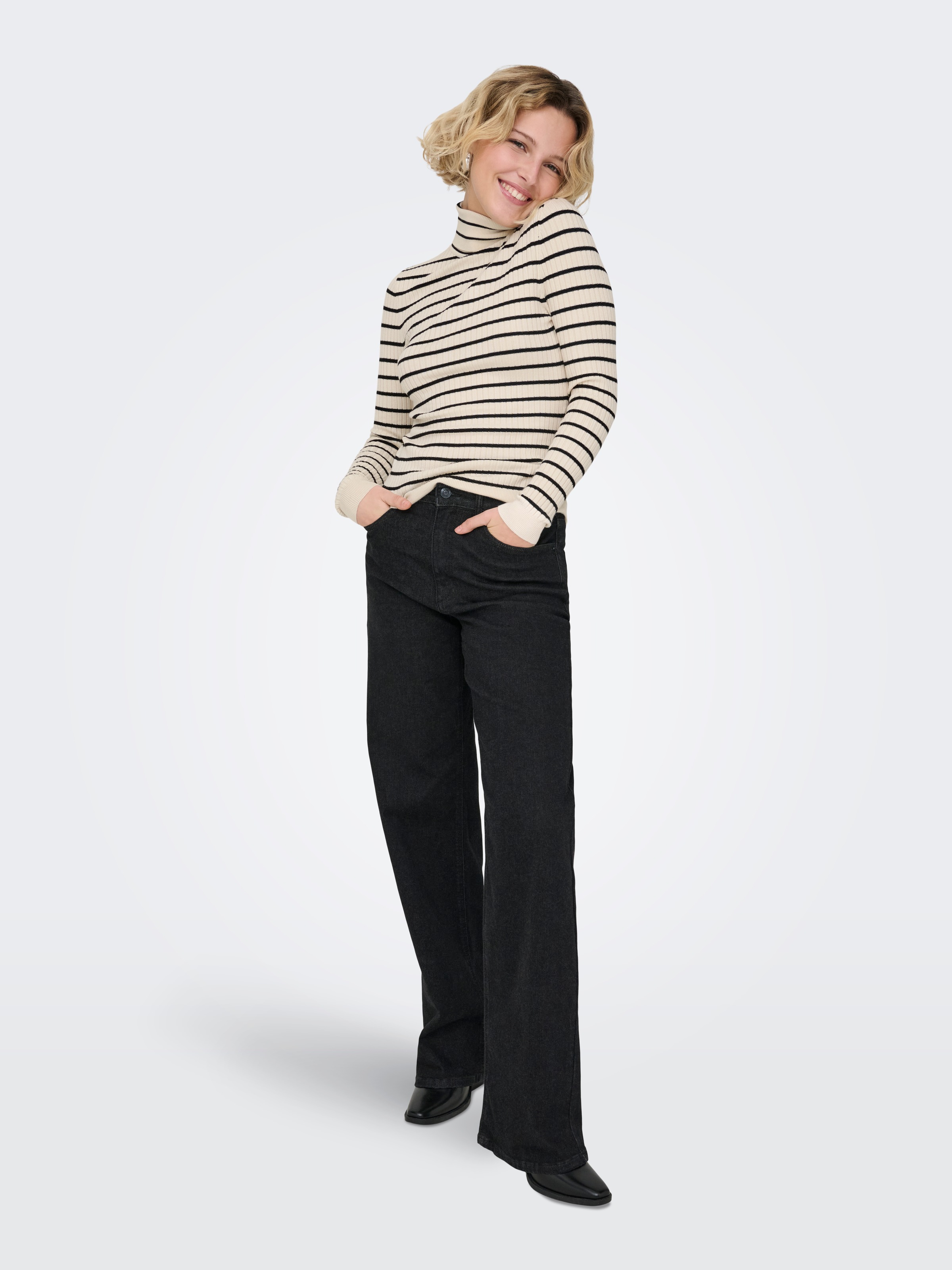 ONLY Rollkragenpullover »ONLKAROL L/S ROLLNECK PULLOVER KNT NOOS« Viskosemischung