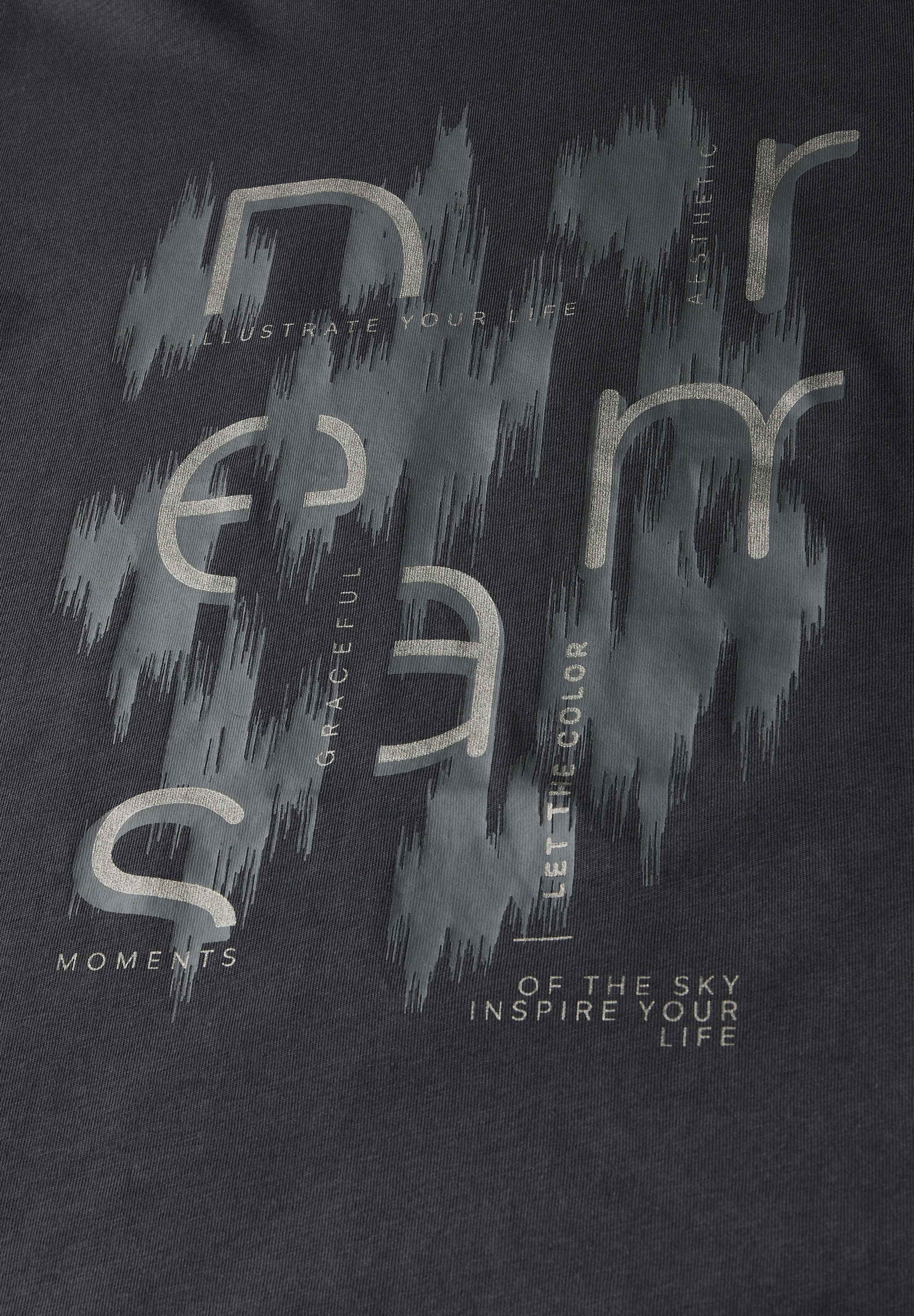 Cecil T-Shirt, mit Folienprint