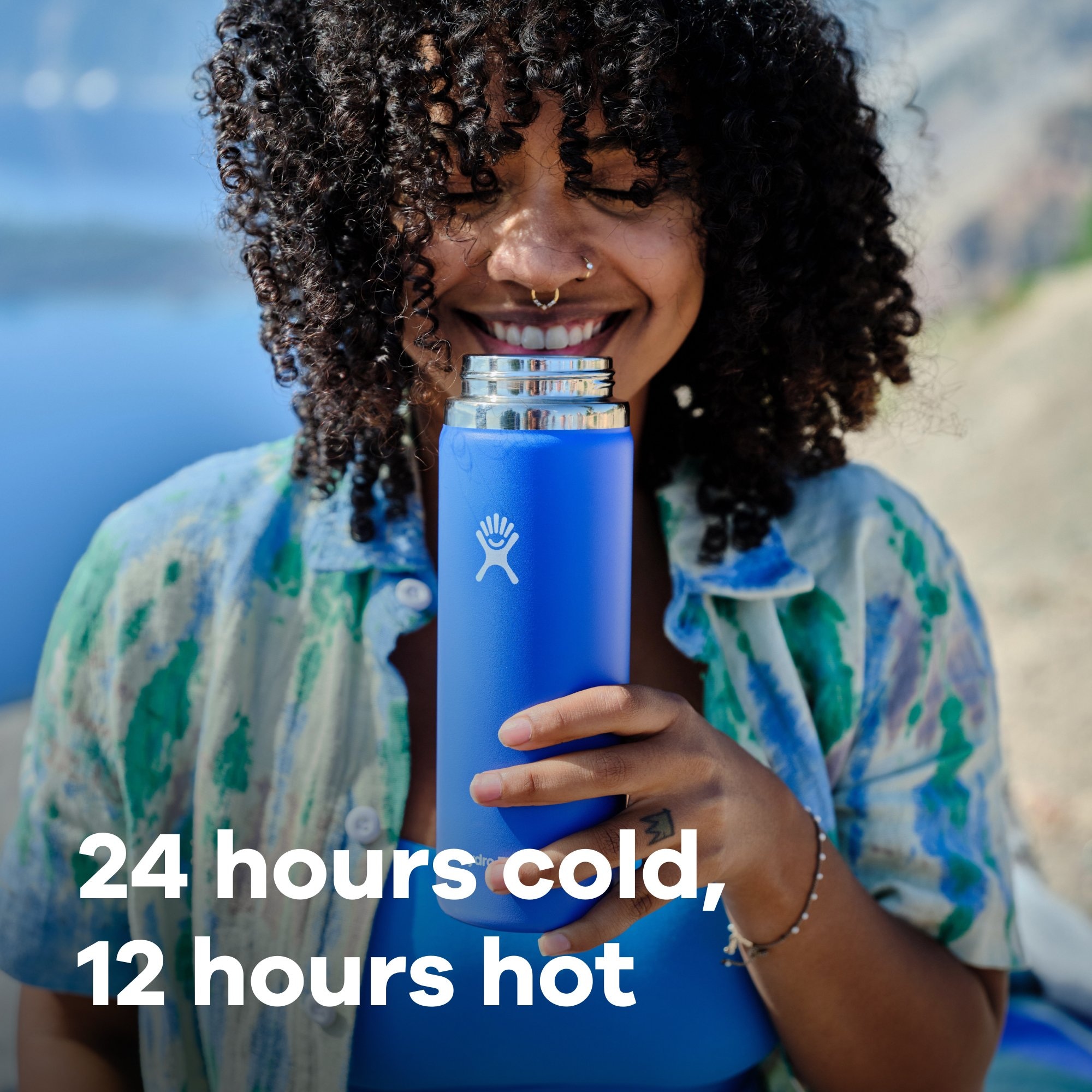 Hydro Flask Isolierflasche »32 Oz Wide Flex Cap« TempShield®️ doppelwandige Vakuumisolierung