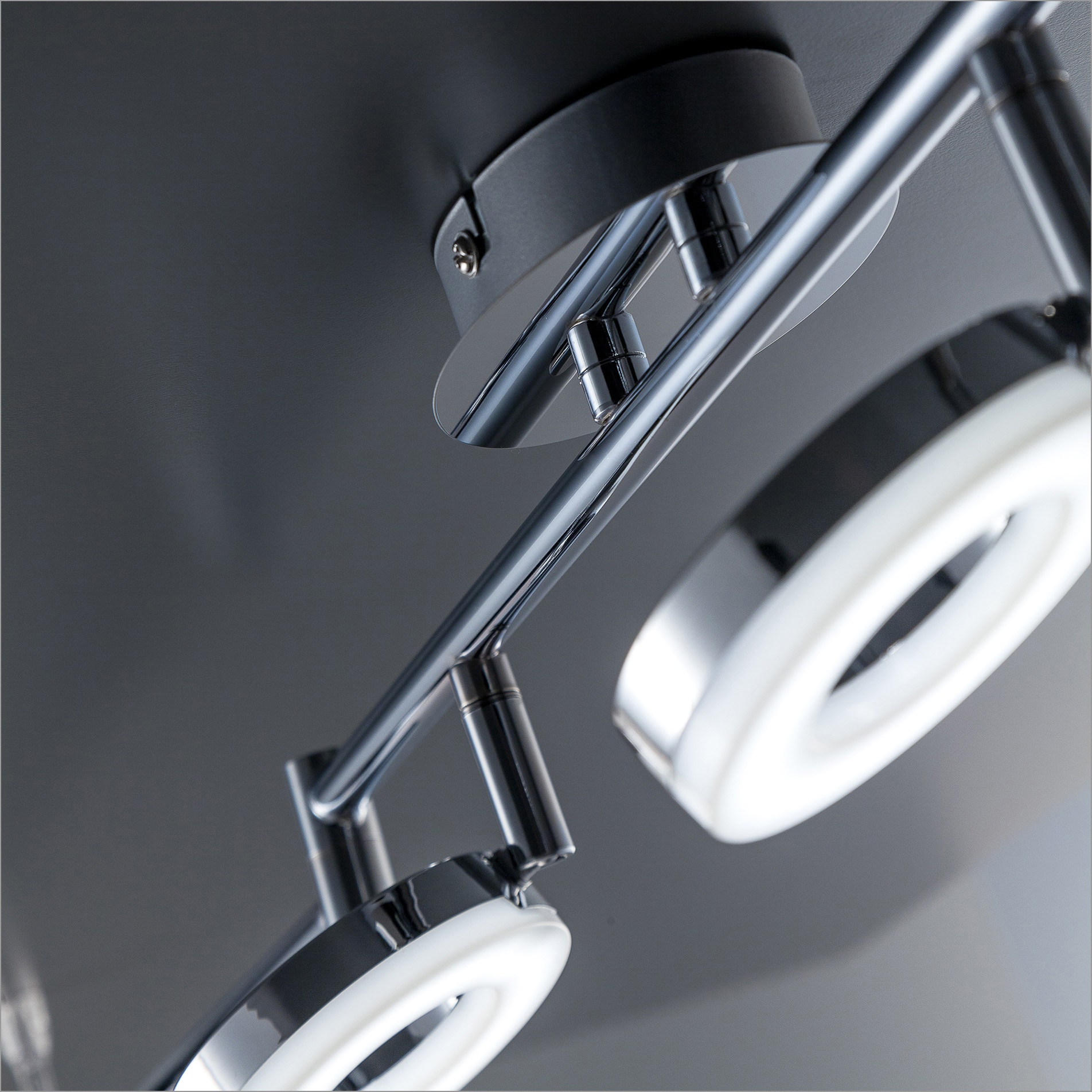 B.K.Licht LED Deckenleuchte, 6 flammig-flammig, LED Deckenlampe, Wohnzimmer, Decken-Spot, Strahler, inkl. 4,5W 450lm
