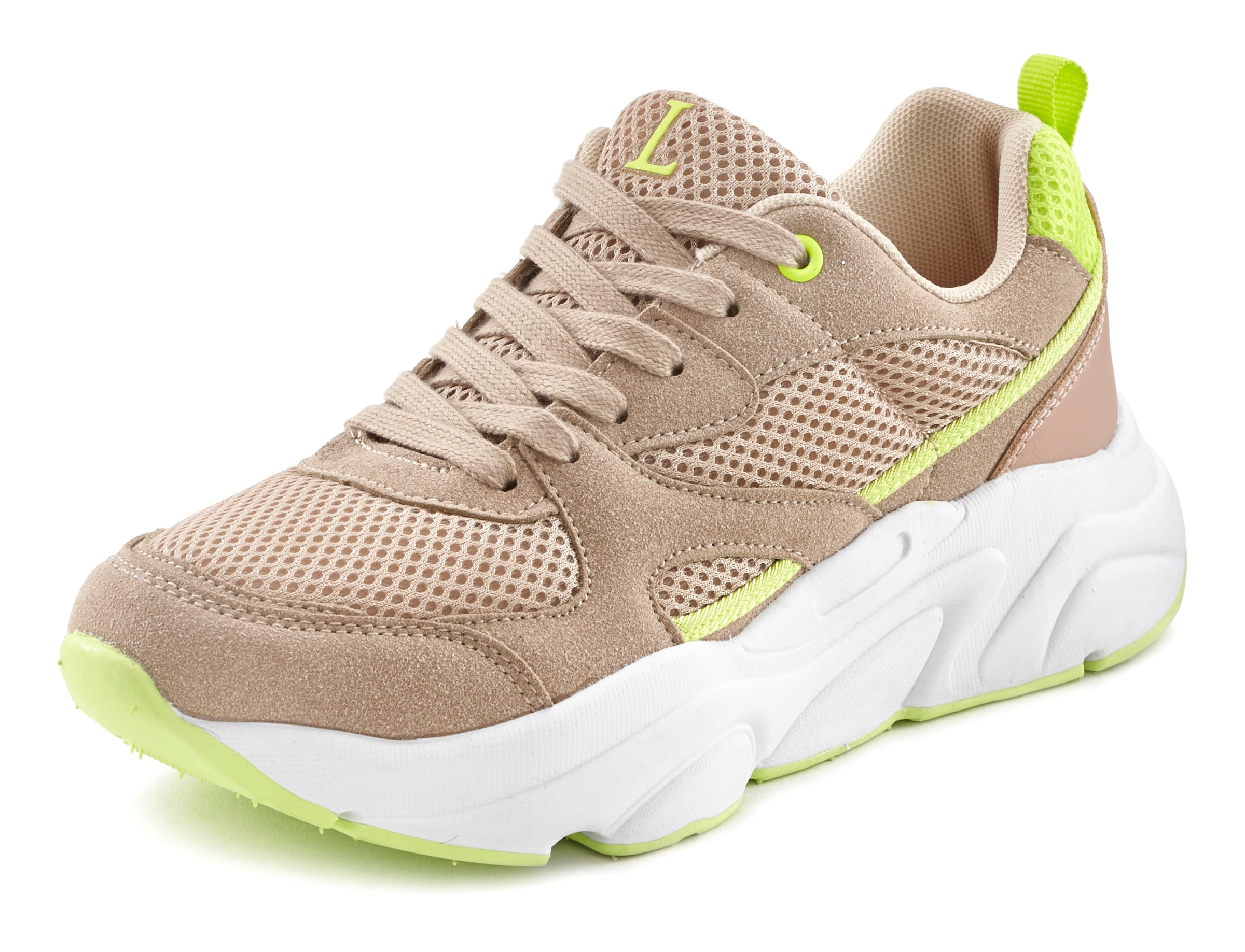 LASCANA Sneaker, mit leichter Chunky-Sohle und herausnehmbarer Innensohle kaufen