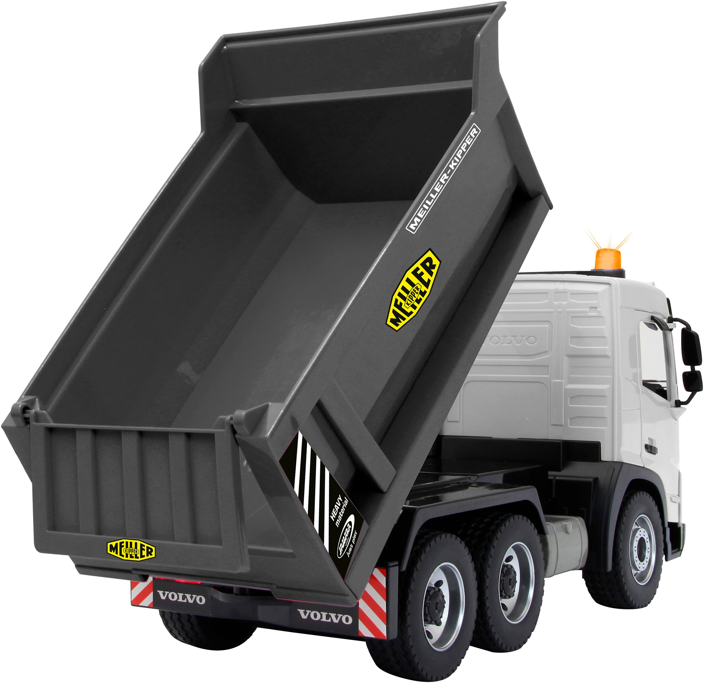 Jamara RC-Auto »Muldenkipper Volvo FMX Meiller 2,4GHz«, mit LED Beleuchtung