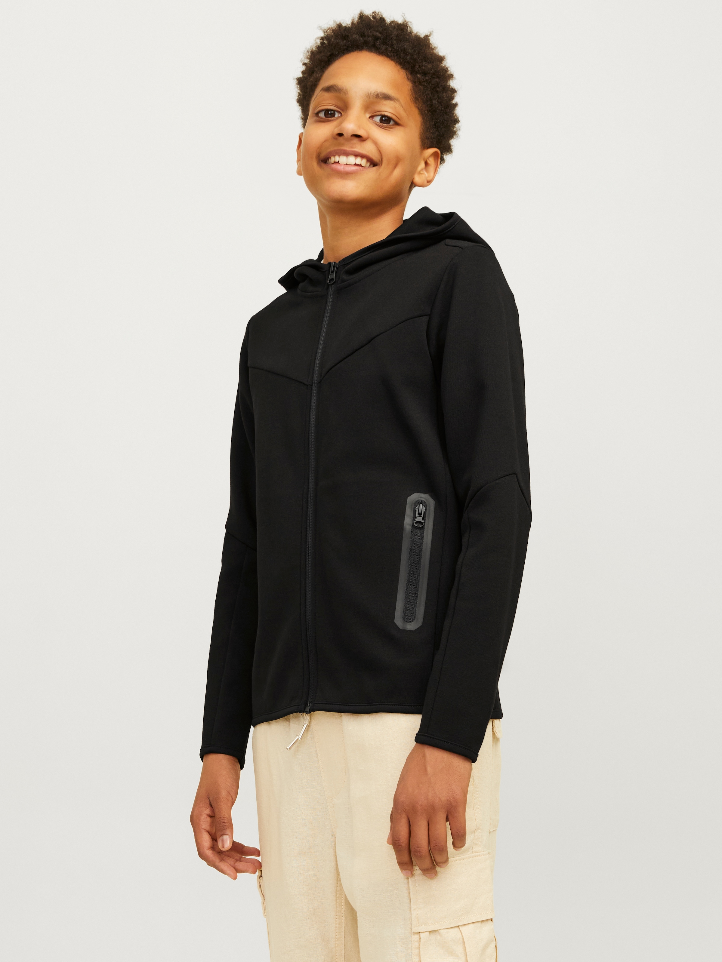 Jack & Jones Junior Kapuzensweatjacke »JCOFUSION SWEAT ZIP HOOD NOOS JNR«