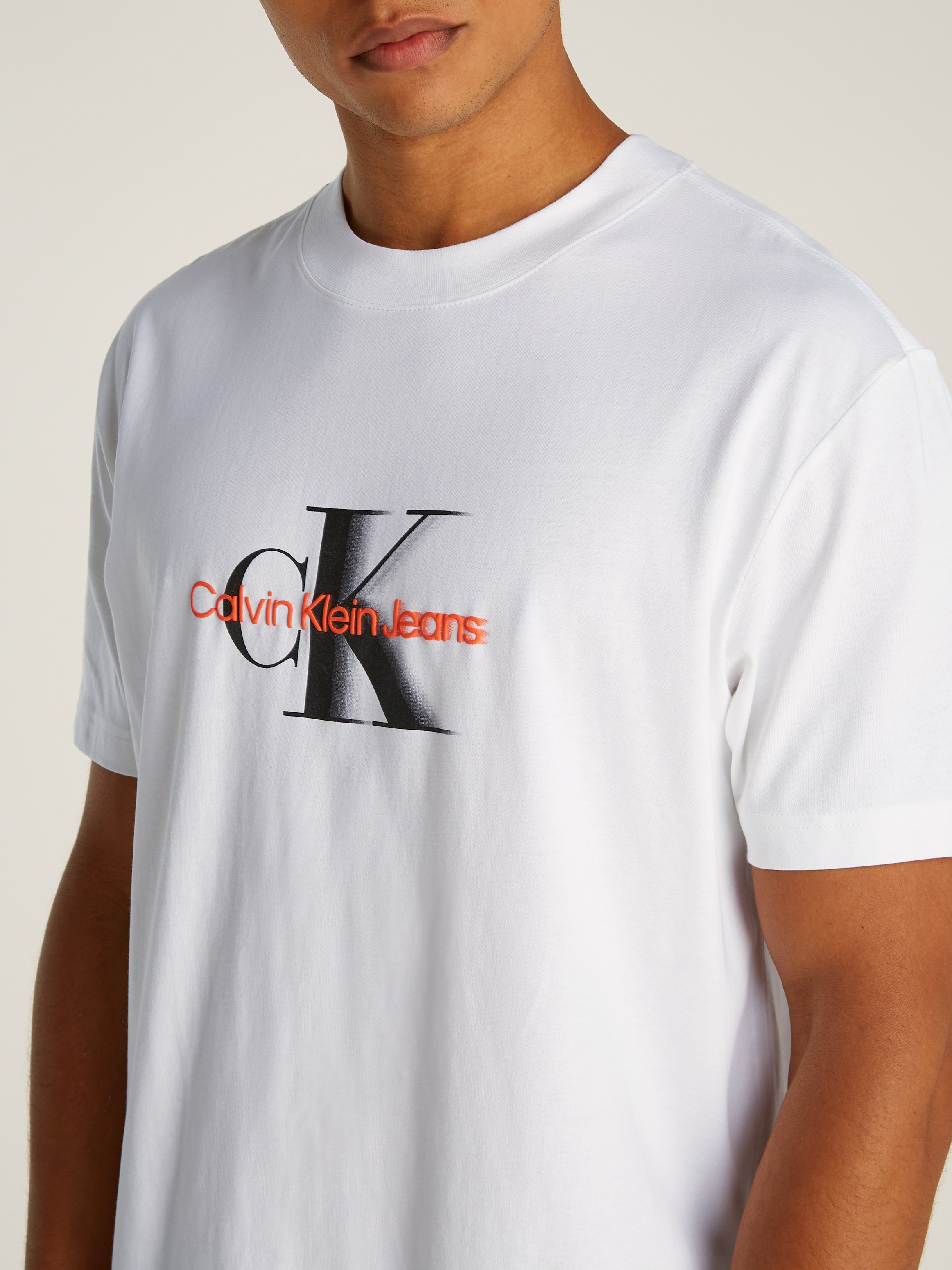Calvin Klein Jeans T-Shirt »MONOLOGO SHIFT TEE«, mit großem Logodruck