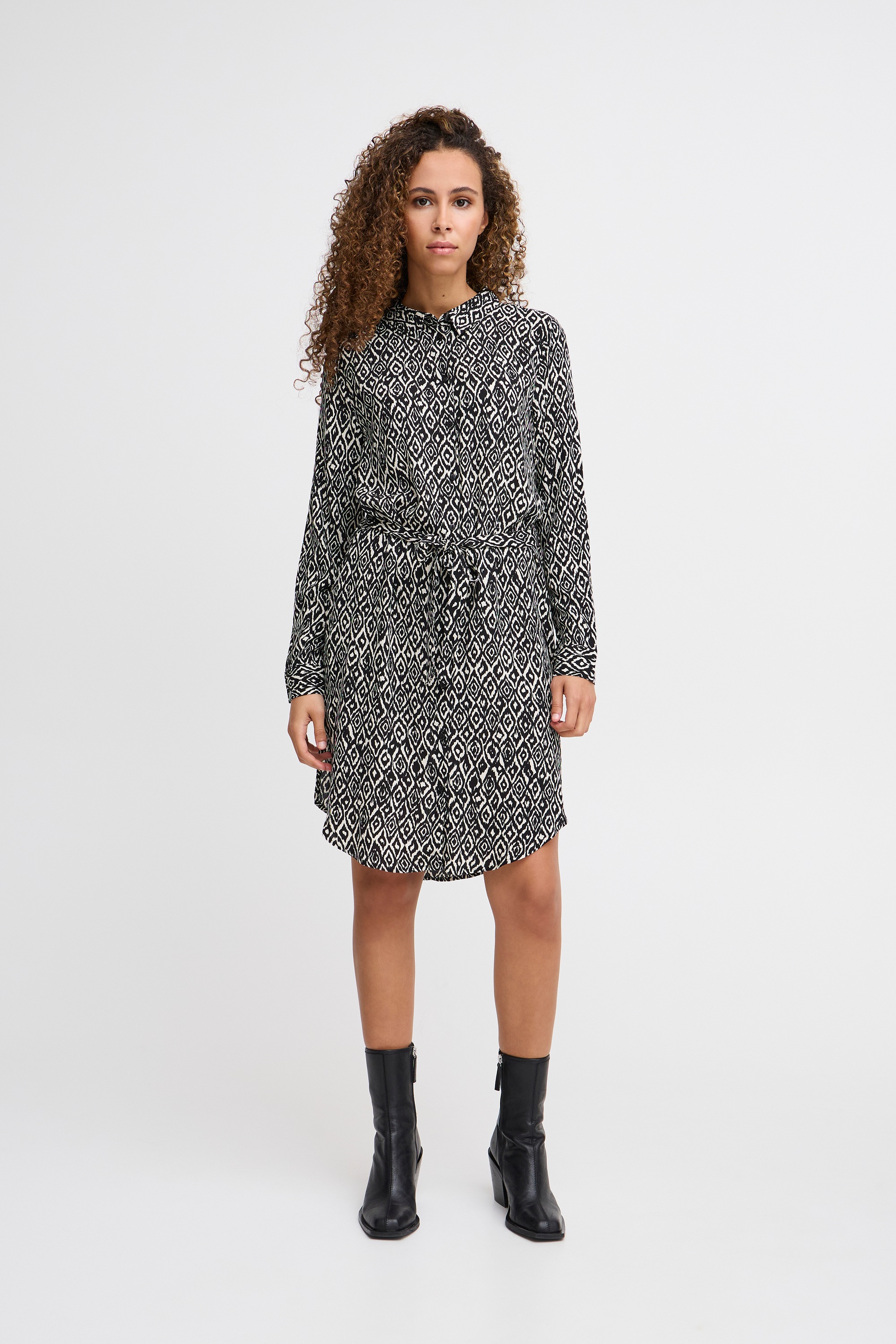 Ichi Midikleid »Damen Kleid IHVERA«