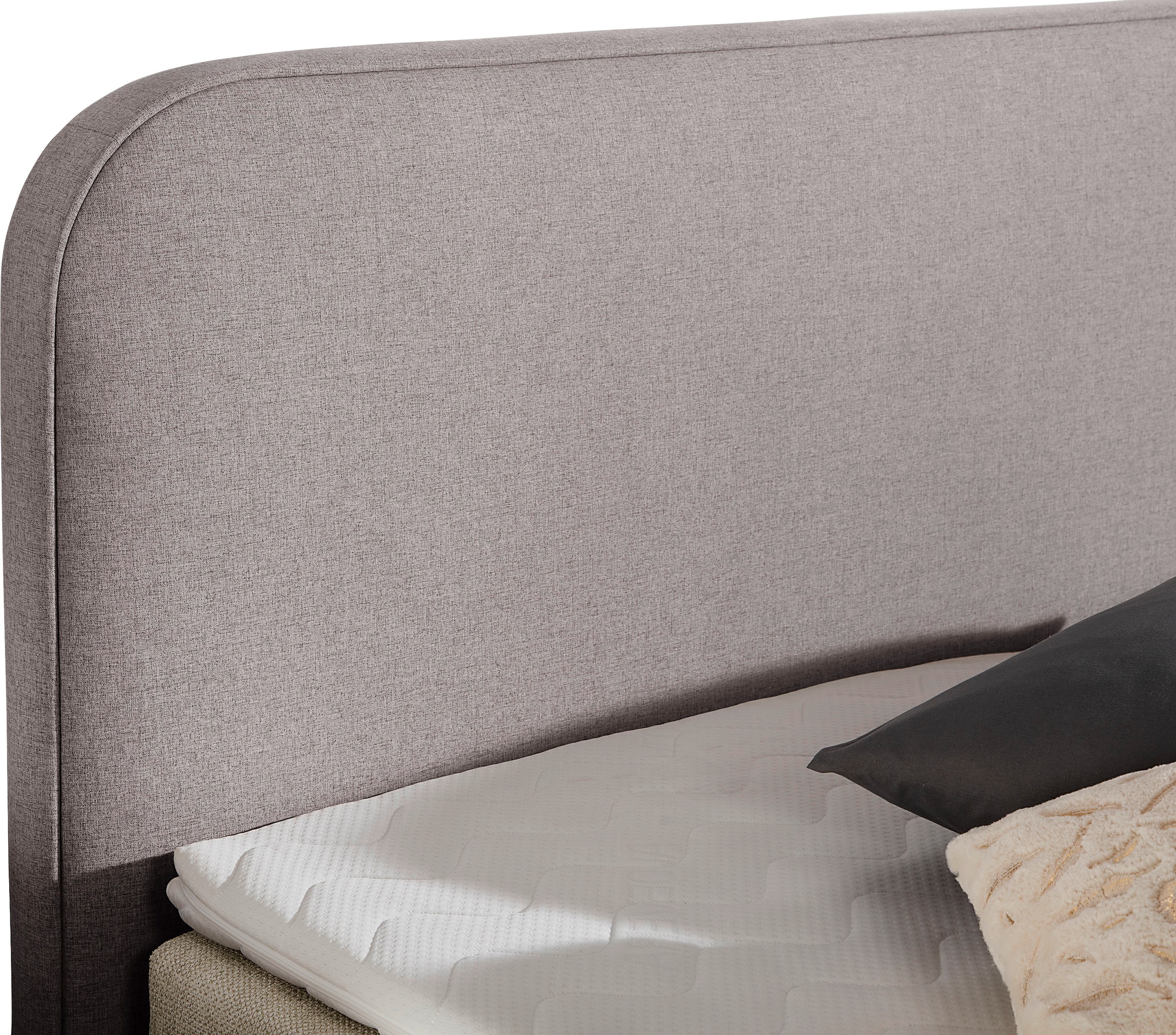 Home affaire Boxspringbett »Cesson, in verschiedenen Breiten«, inkl. Topper, wahlweise in H2, H3 oder H4 erhältlich