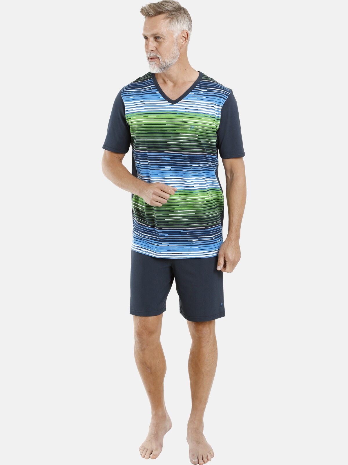 Jan Vanderstorm Schlafanzug »Kurzer Schlafanzug AUDUN«