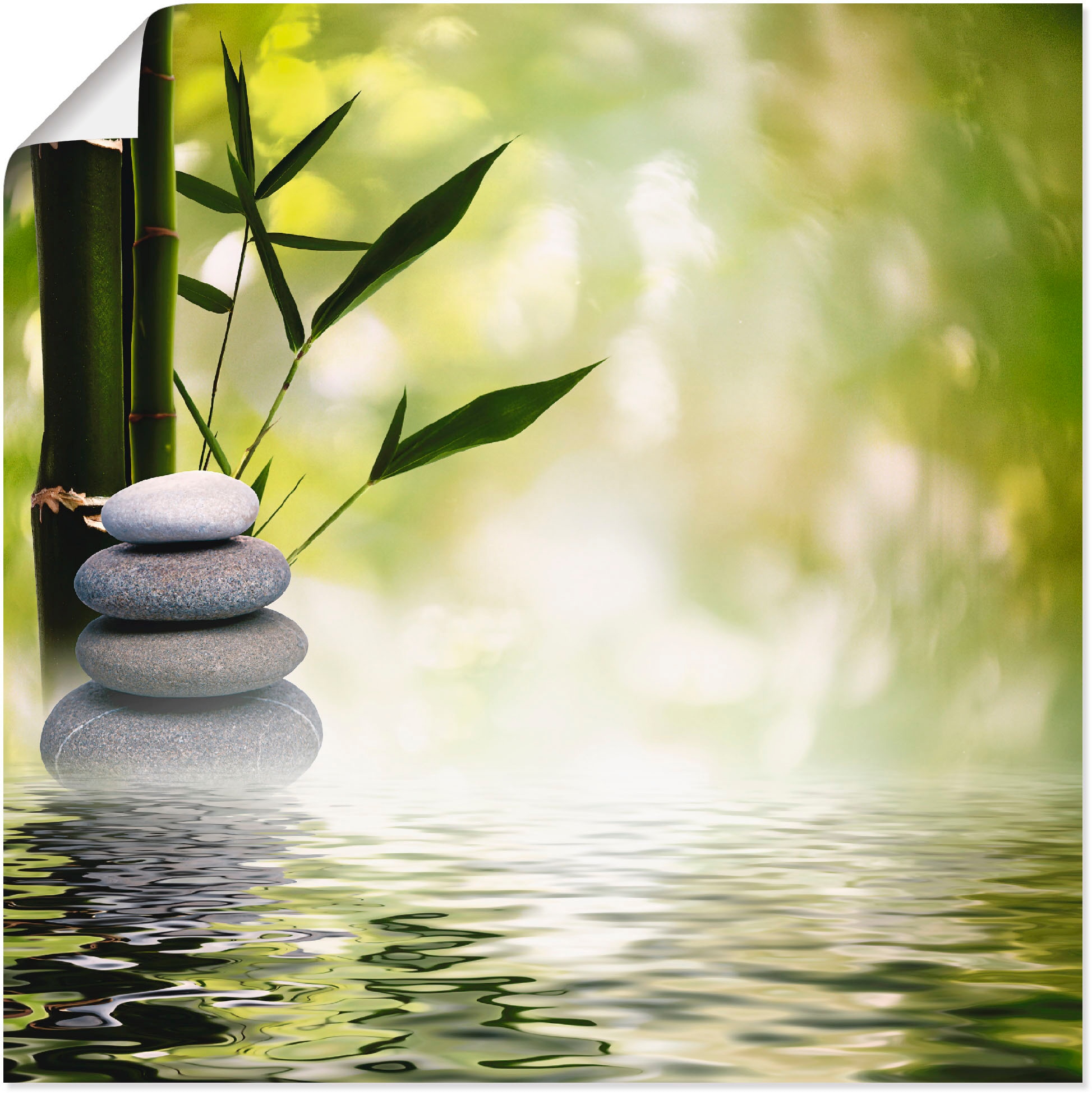 Artland Wandbild »Asiatische Spa Steine«, Spa, (1 St.), als Alubild, Leinwandbild,... kaufen
