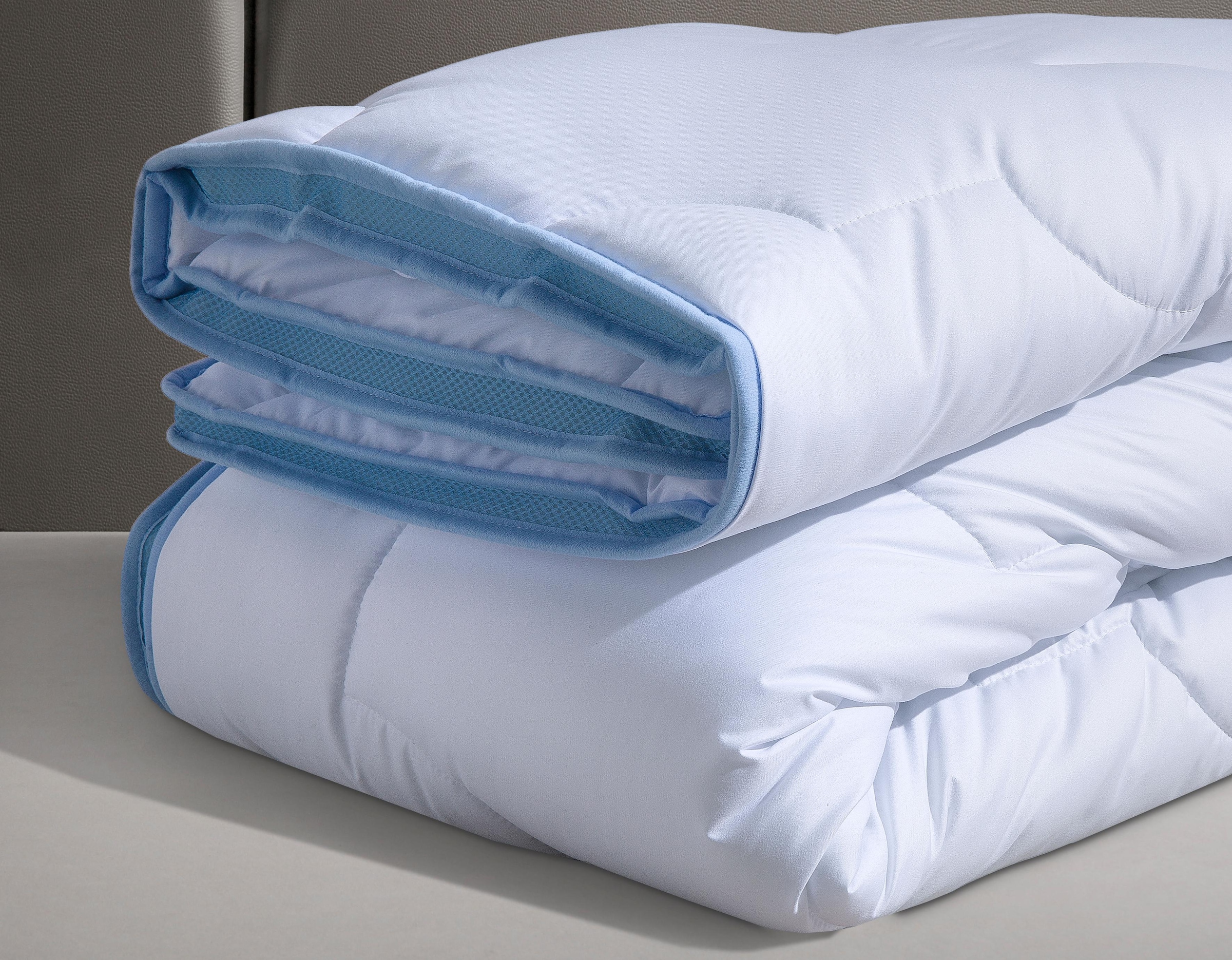 f.a.n. Schlafkomfort Kunstfaserbettdecke »Climacontrol® Baumwolle«, optimierter Decke warm, 100% St.), warme (1 Lüftungsband durch Baumwolle, Bezug mit Klimafunktion