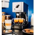 Krups Espressomaschine »Calvi Steam & Pump XP3440«, Edelstahl, 1 L Wassertank, Sehr kompakt, Schnelles Aufheizen