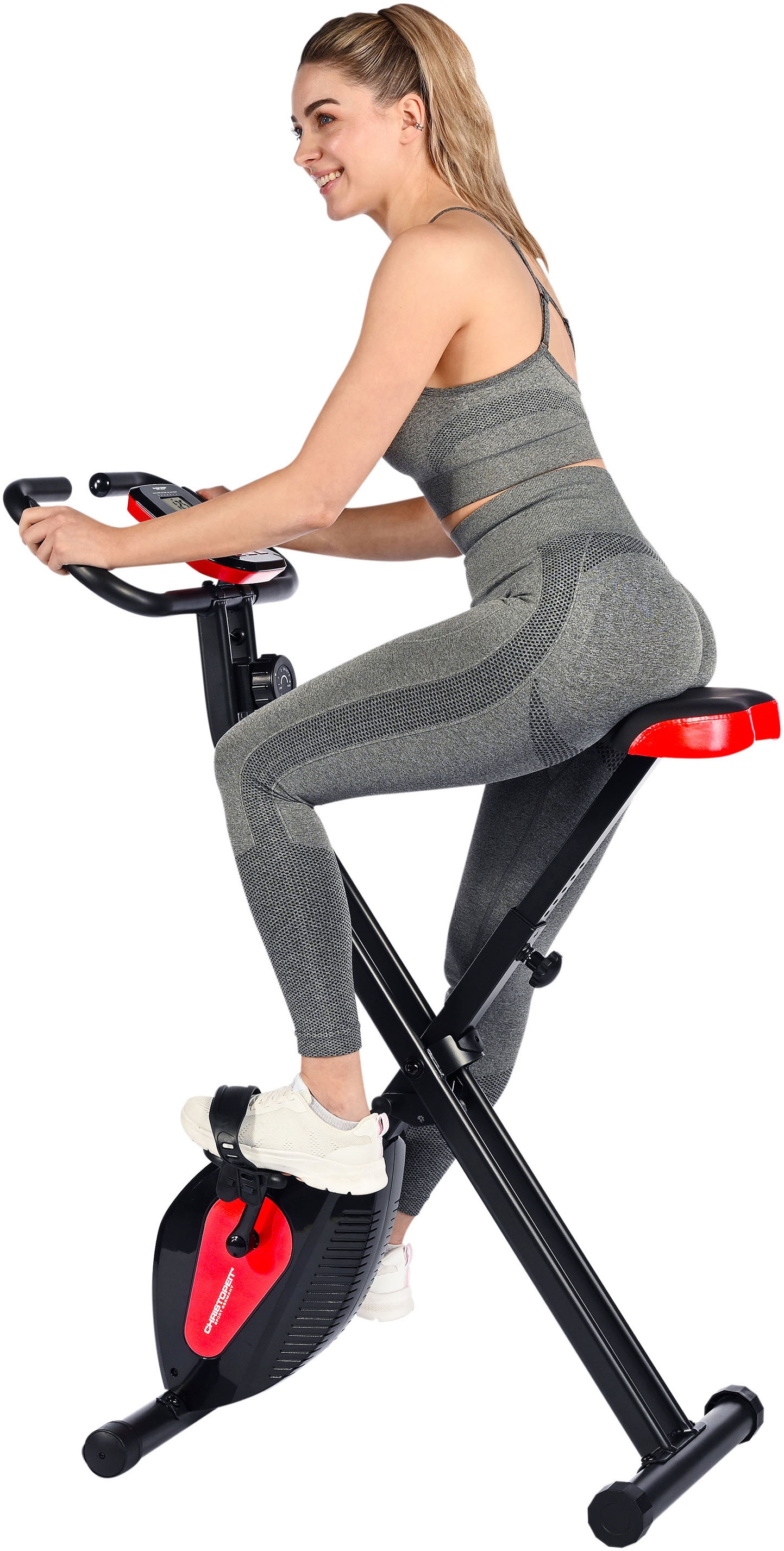 Christopeit Sport® Heimtrainer »X-Bike«, 3-teilige Pedalarmkurbel