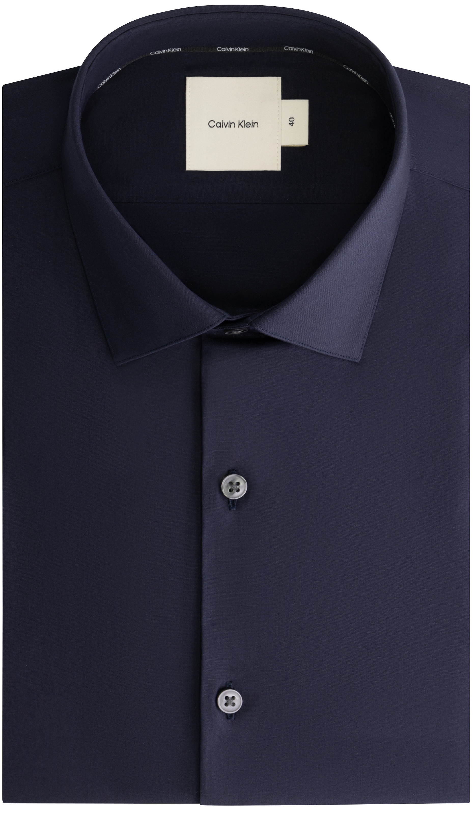 Calvin Klein Businesshemd »SLIM ESNTL POPLIN NOS STR SLD«, Mit Monogramm-Stickerei
