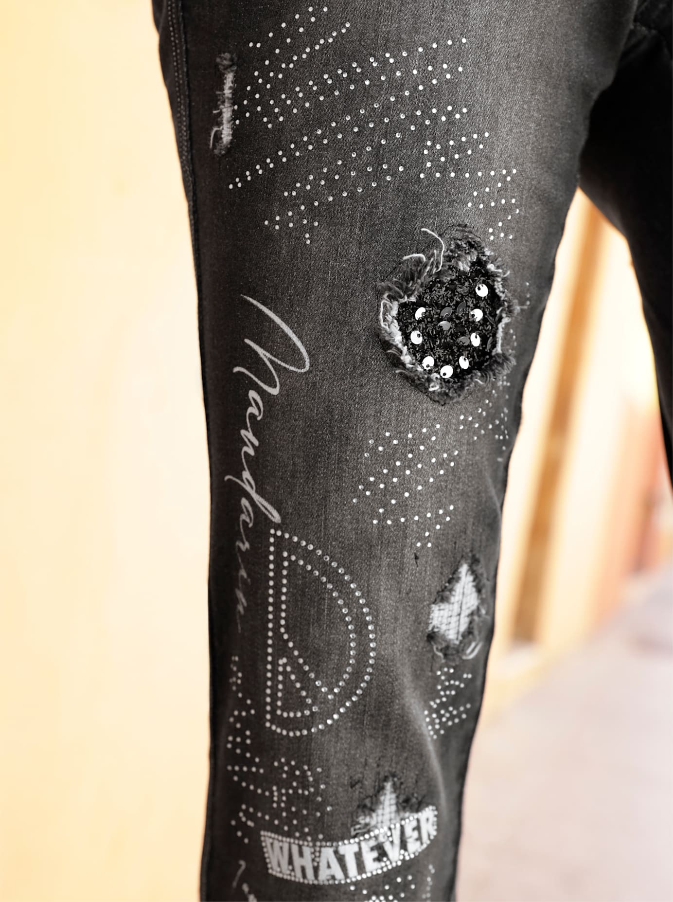 heine Röhrenjeans, (1 tlg.)