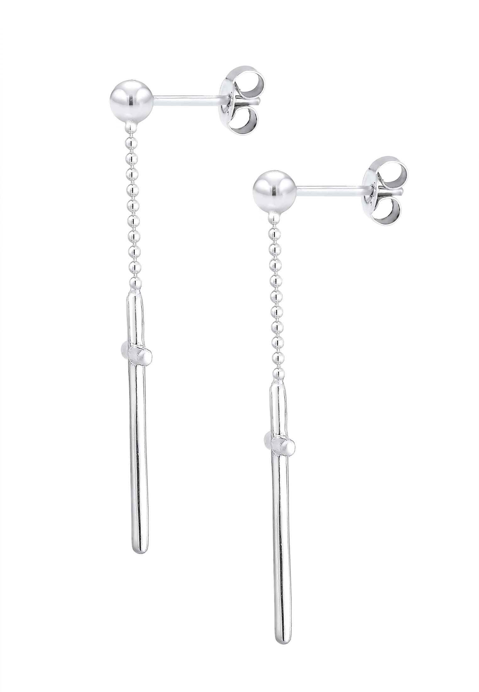 Elli Paar Ohrhänger »Ohrringe Ohrringhänger lang Kreuz 925 Sterling Silber«