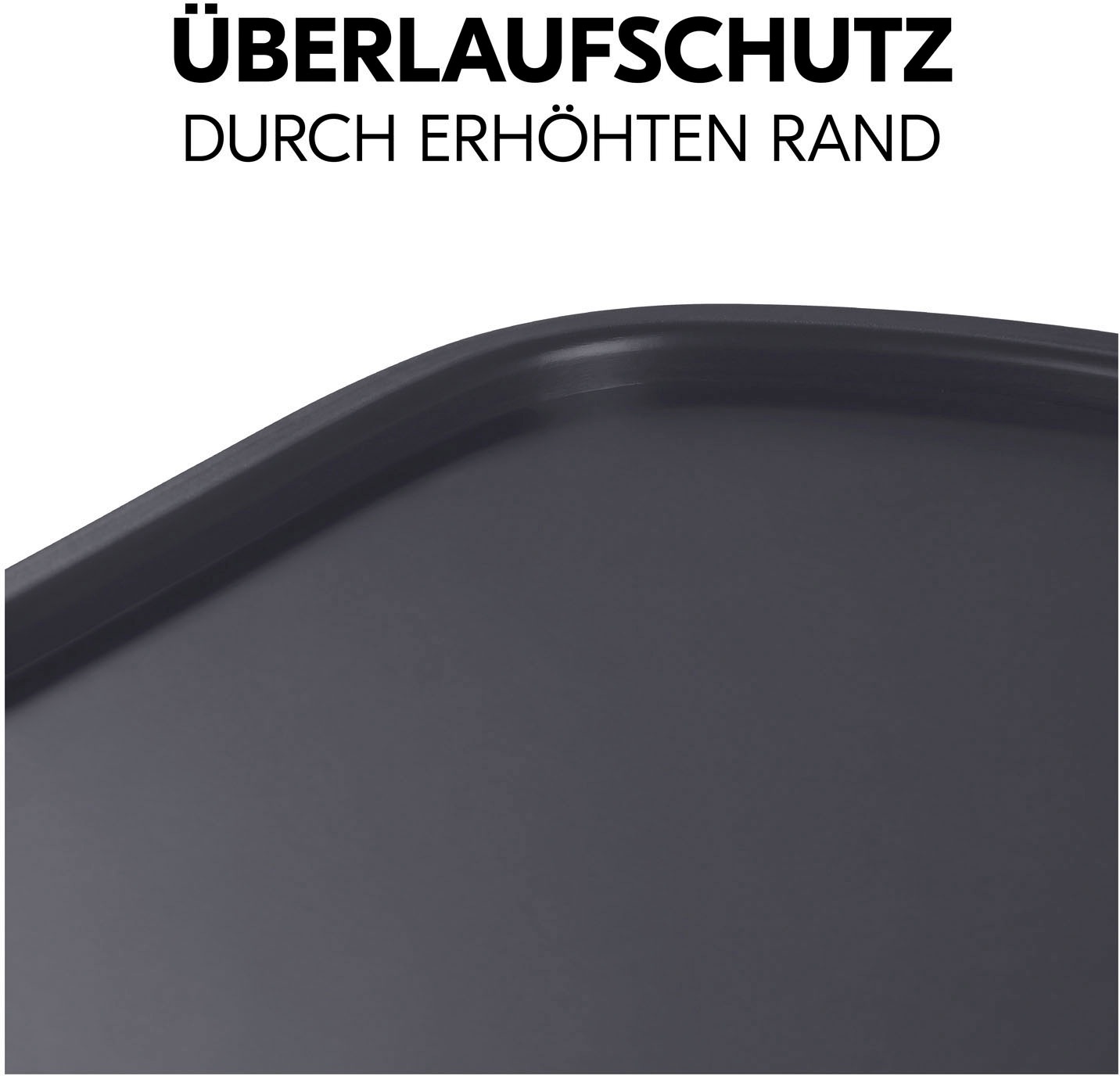 Hauck Hochstuhltablett »Alpha Wooden Tray Essbrett, Dark Grey«, FSC® - schützt Wald - weltweit