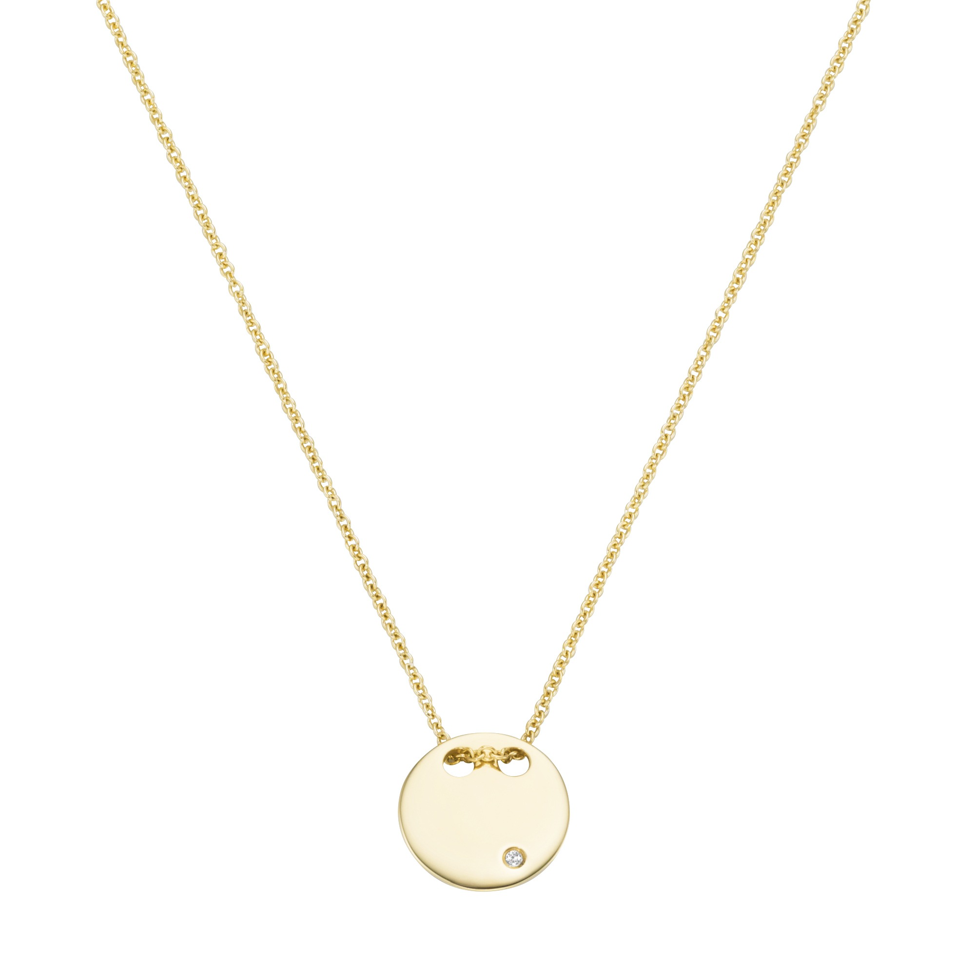 Luigi Merano Goldkette »Kette Brillant im Plättchen, Gold 585« online  bestellen | UNIVERSAL
