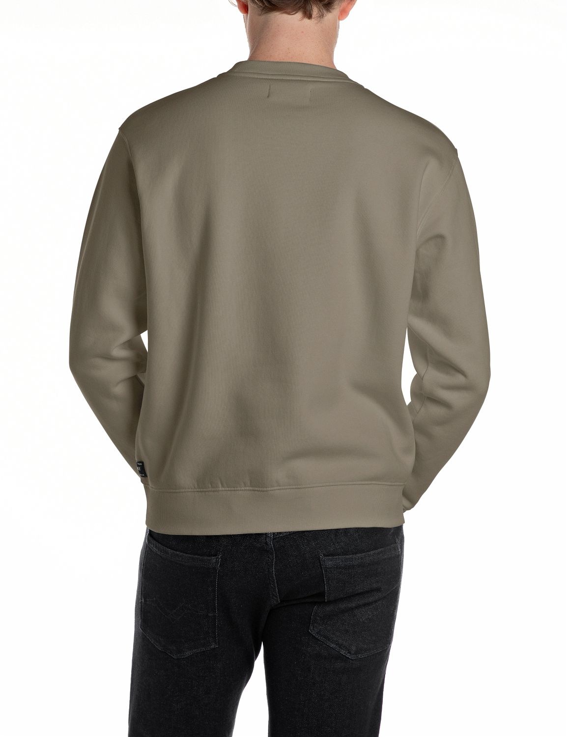 Replay Sweatshirt, mit V-Einsatz am Halsausschnitt