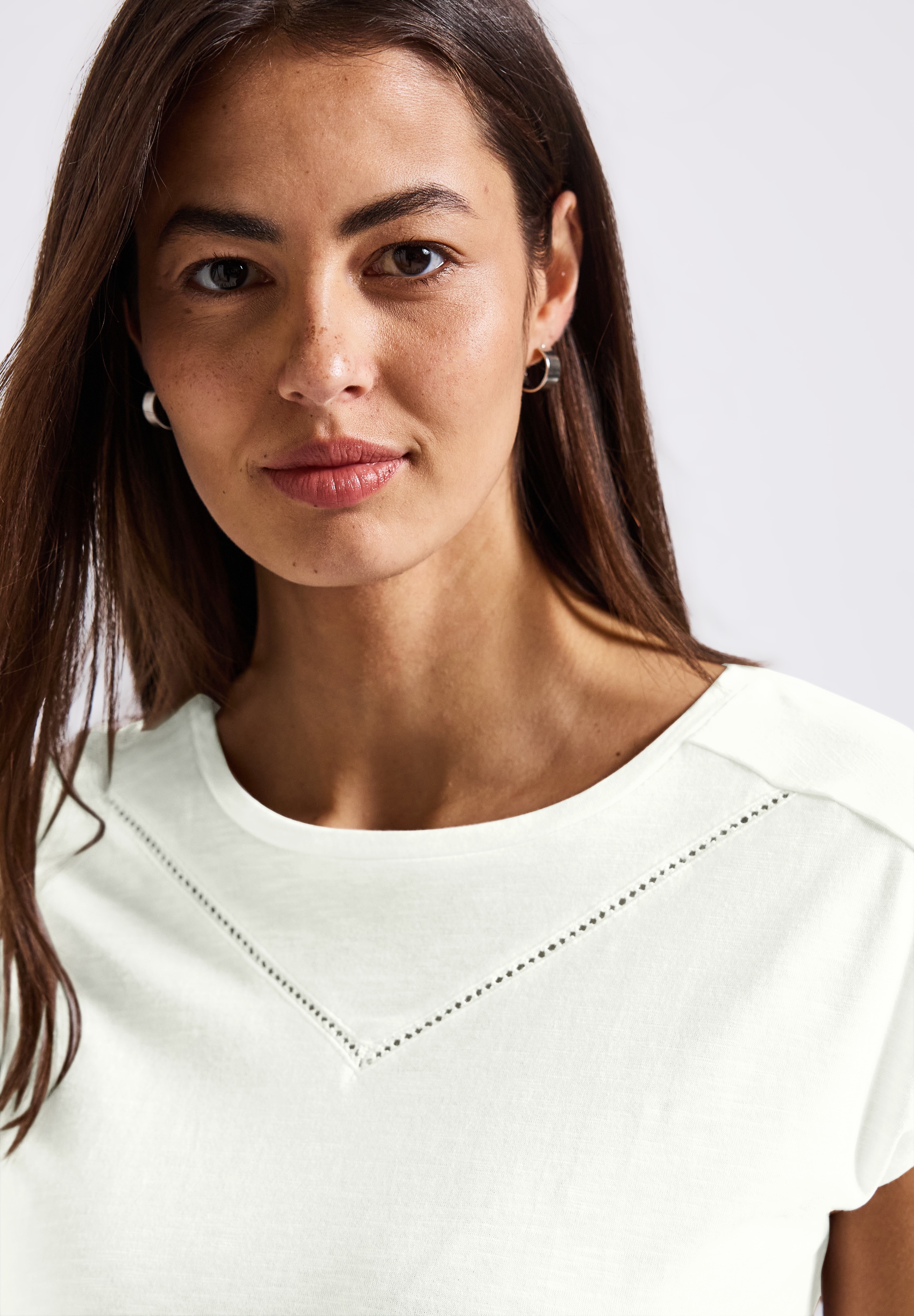 STREET ONE Shirttop, mit Deko-Tape