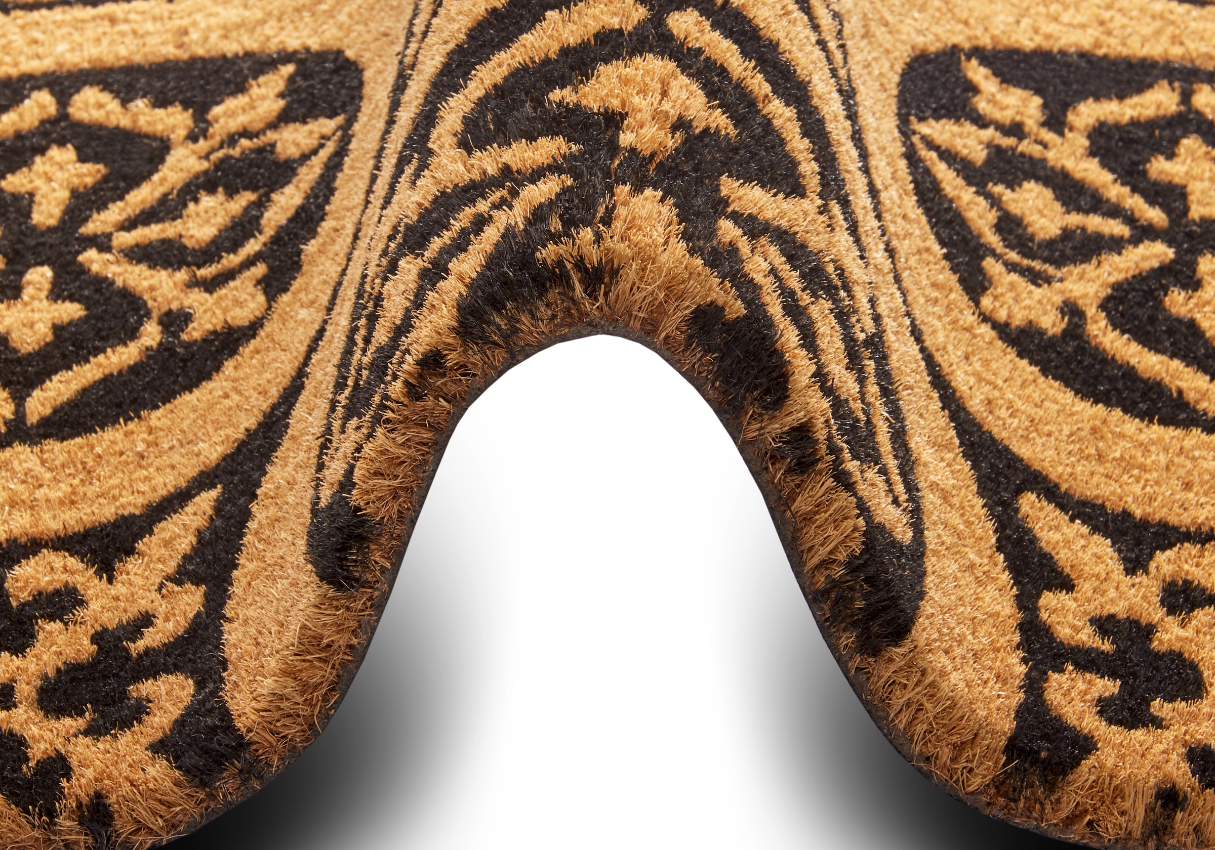 HANSE Home Fußmatte »Ornaments, Türmatte« rechteckig 15 mm Höhe Kokos, Schmutzfangmatte, Outdoor, Rutschfest, Innen, Kokosmatte, Flur