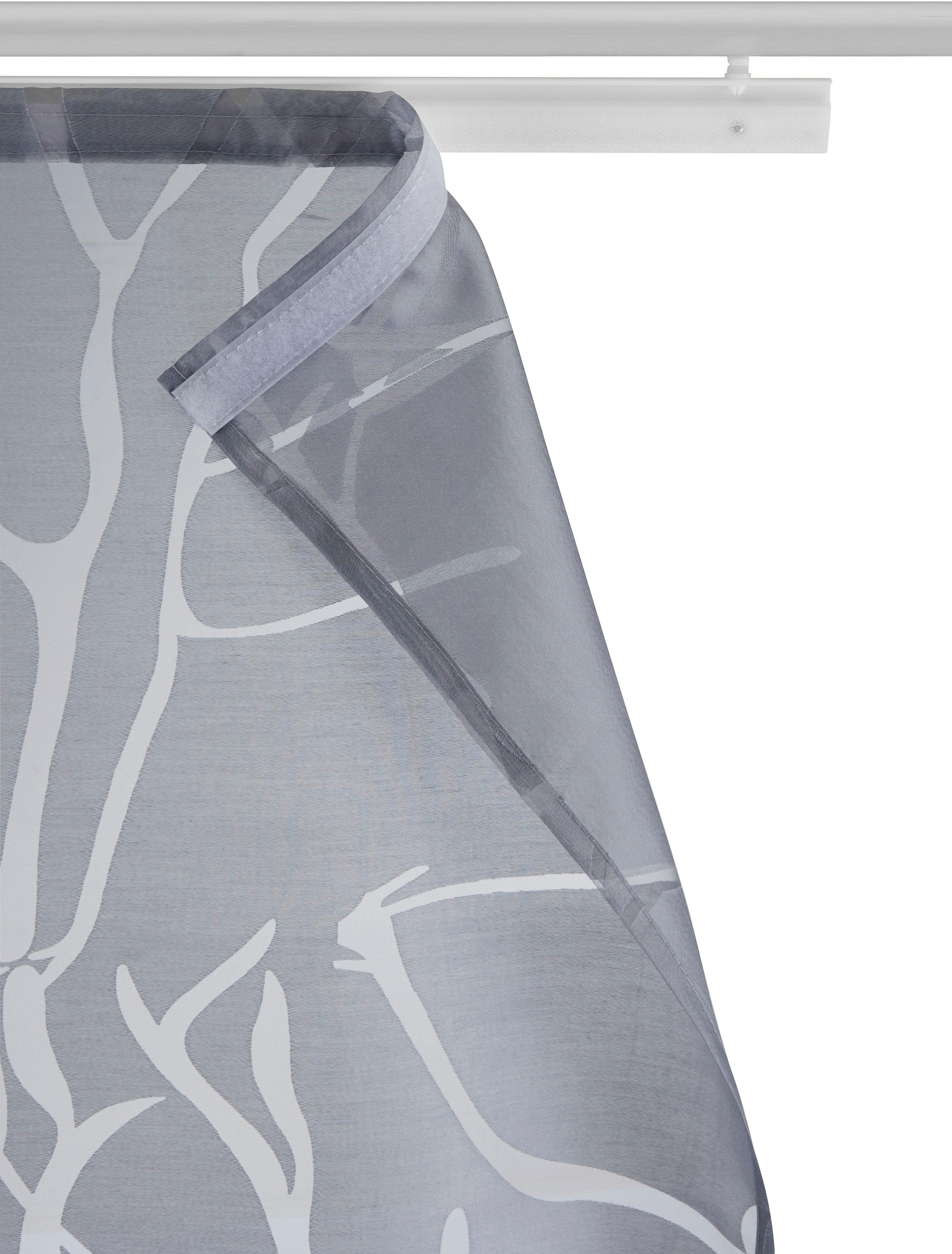 OTTO home Schiebegardine »Anna« Klettband 1 Stk. tlg. Inkl. Befestigungszubehör, Breite: 57 cm