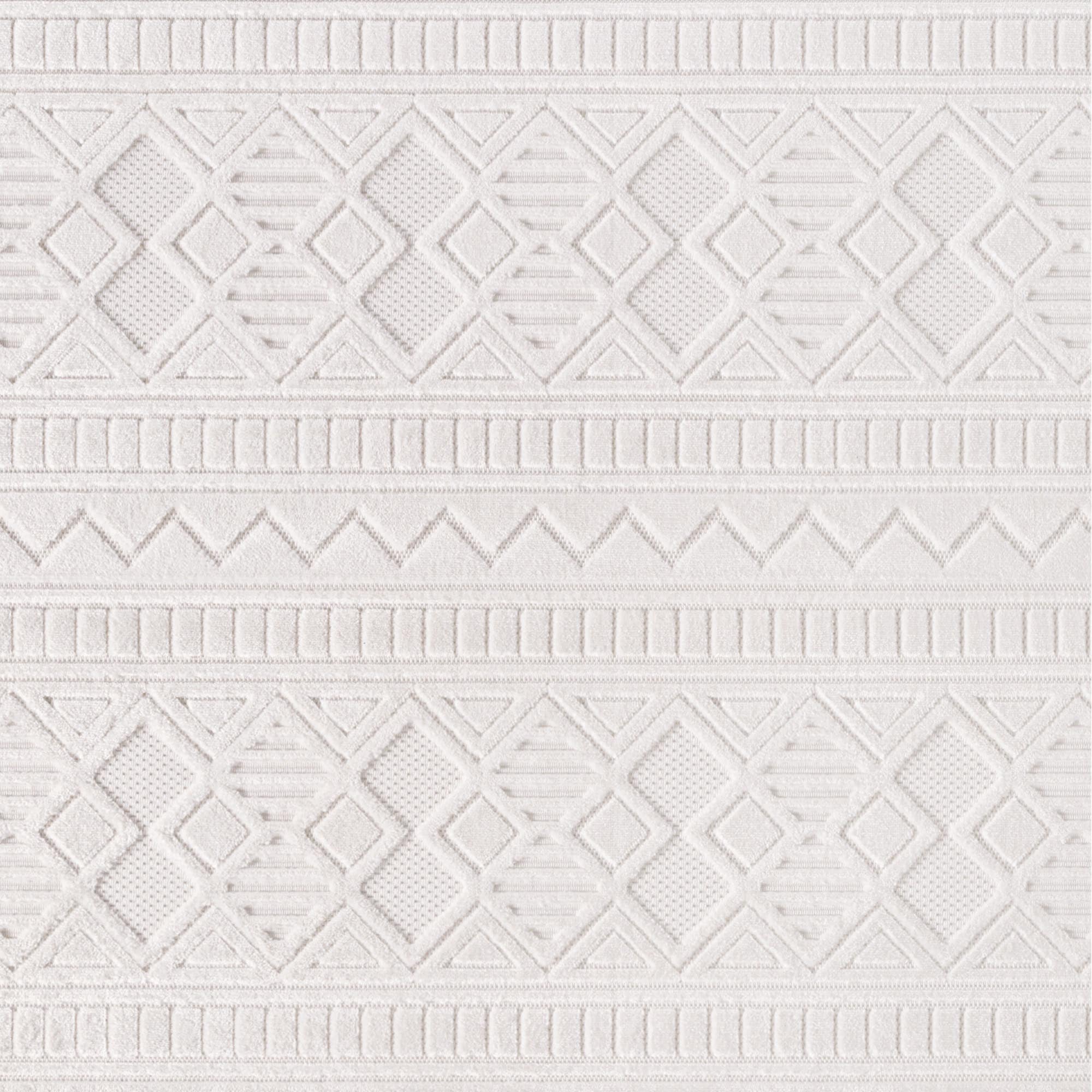 Ayyildiz Teppiche Teppich »DOHA 1652«, rechteckig, 4 mm Höhe, Läufer, 3D Hoch-Tief-Effekt, weicher Kurzflor, In- und Outdoor