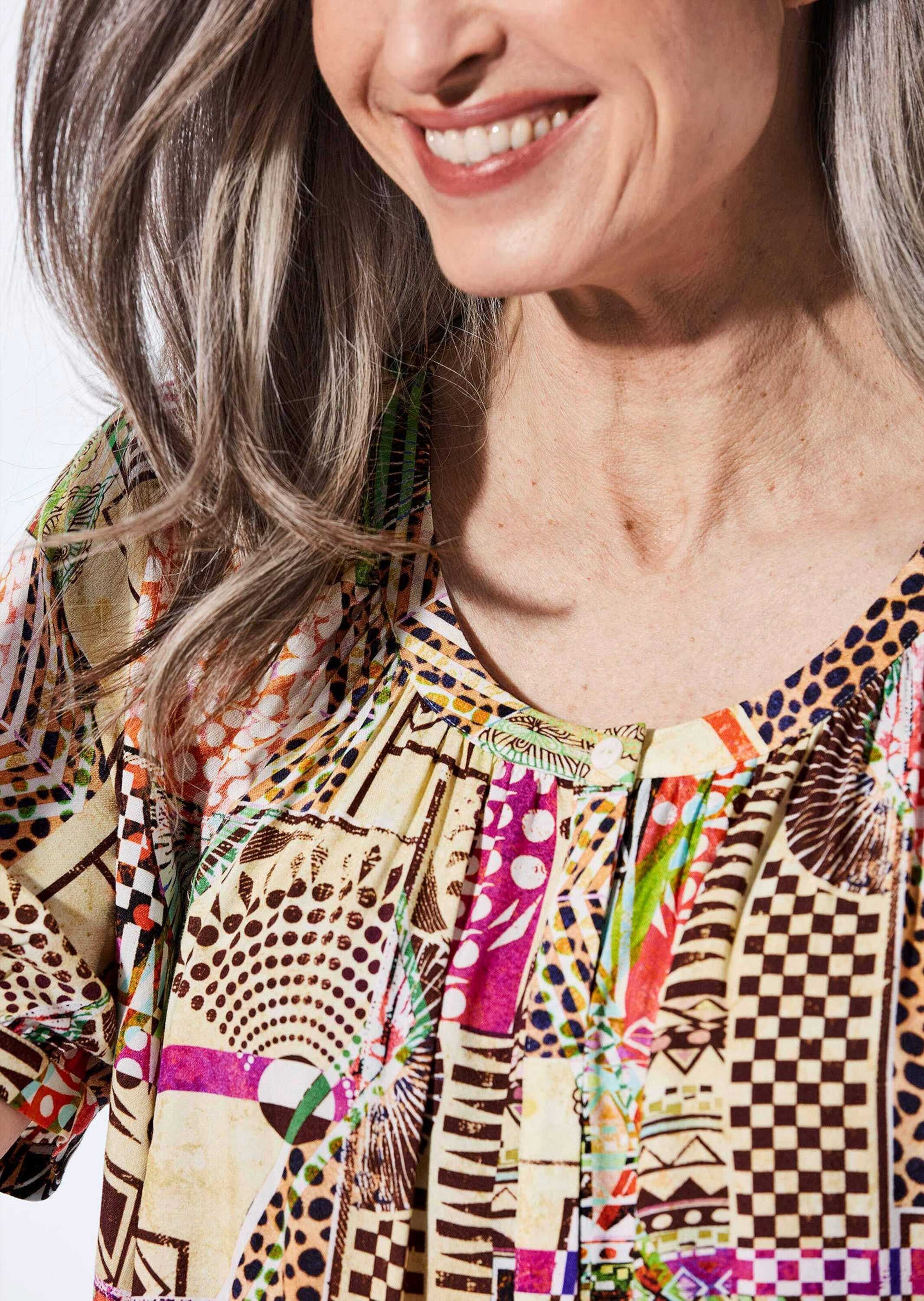 GOLDNER Sommerkleid »Kleid Hängerchen Kleid im Mustermix«