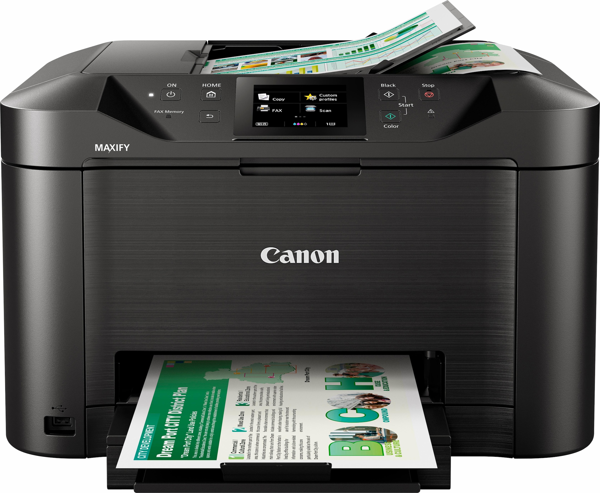 Canon Multifunktionsdrucker »MAXIFY MB5150«, Tintenstrahl-Multifunktionssystem mit Cloudanbindung