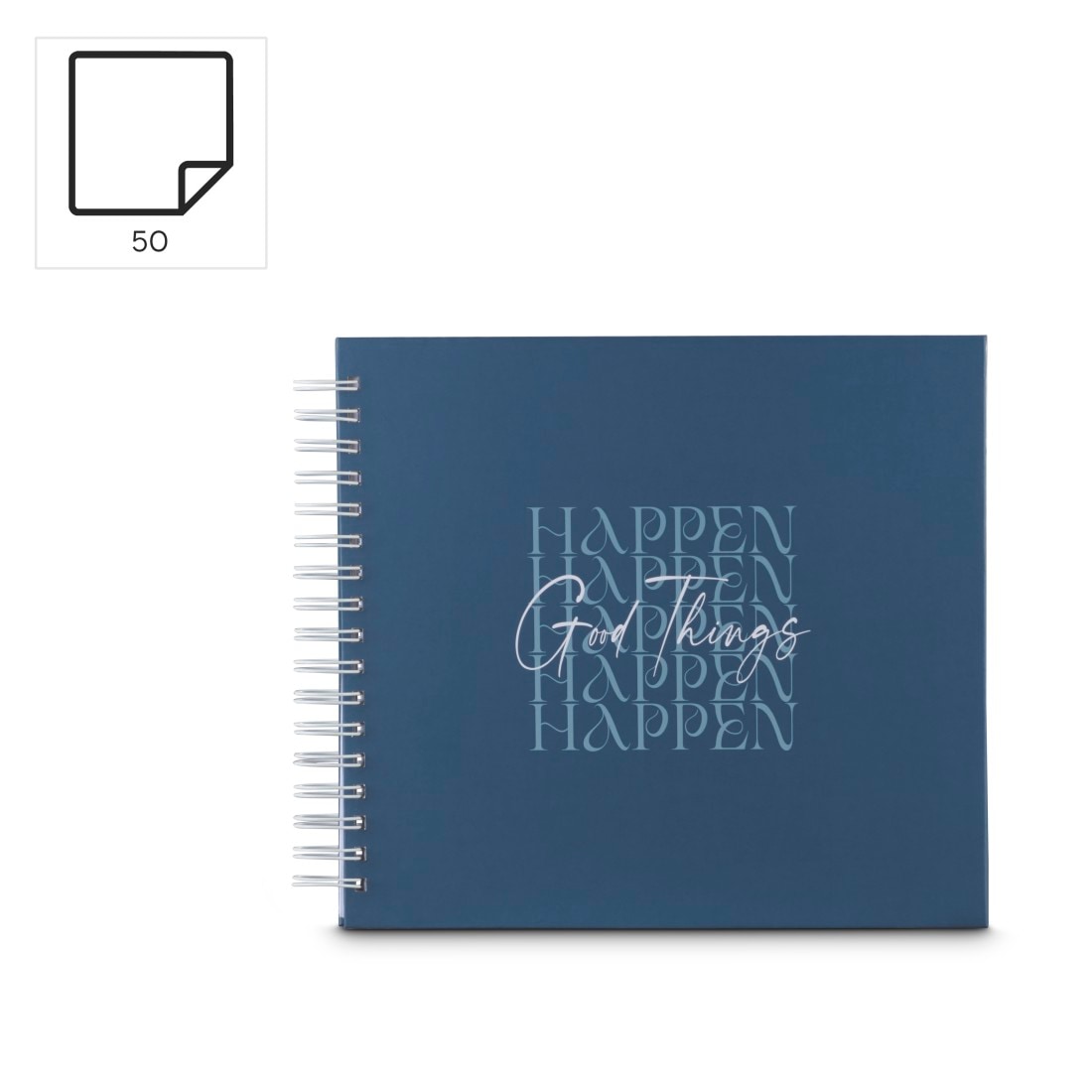 Hama Fotoalbum »Fotoalbum Spiralalbum "Good Things", 28x24 cm, 50 weiße Seiten, Happen«