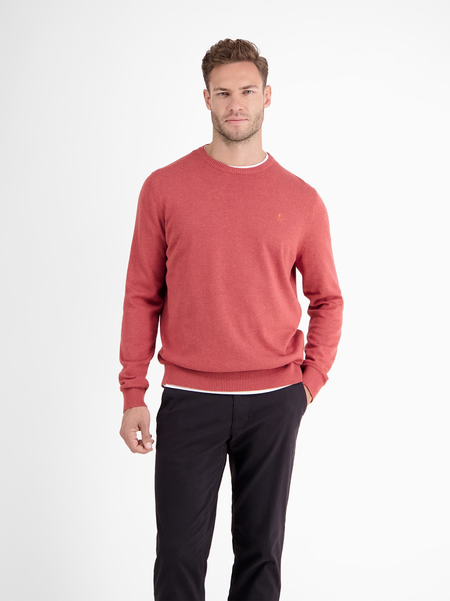 LERROS Strickpullover »LERROS Crewneck Strickpullover«