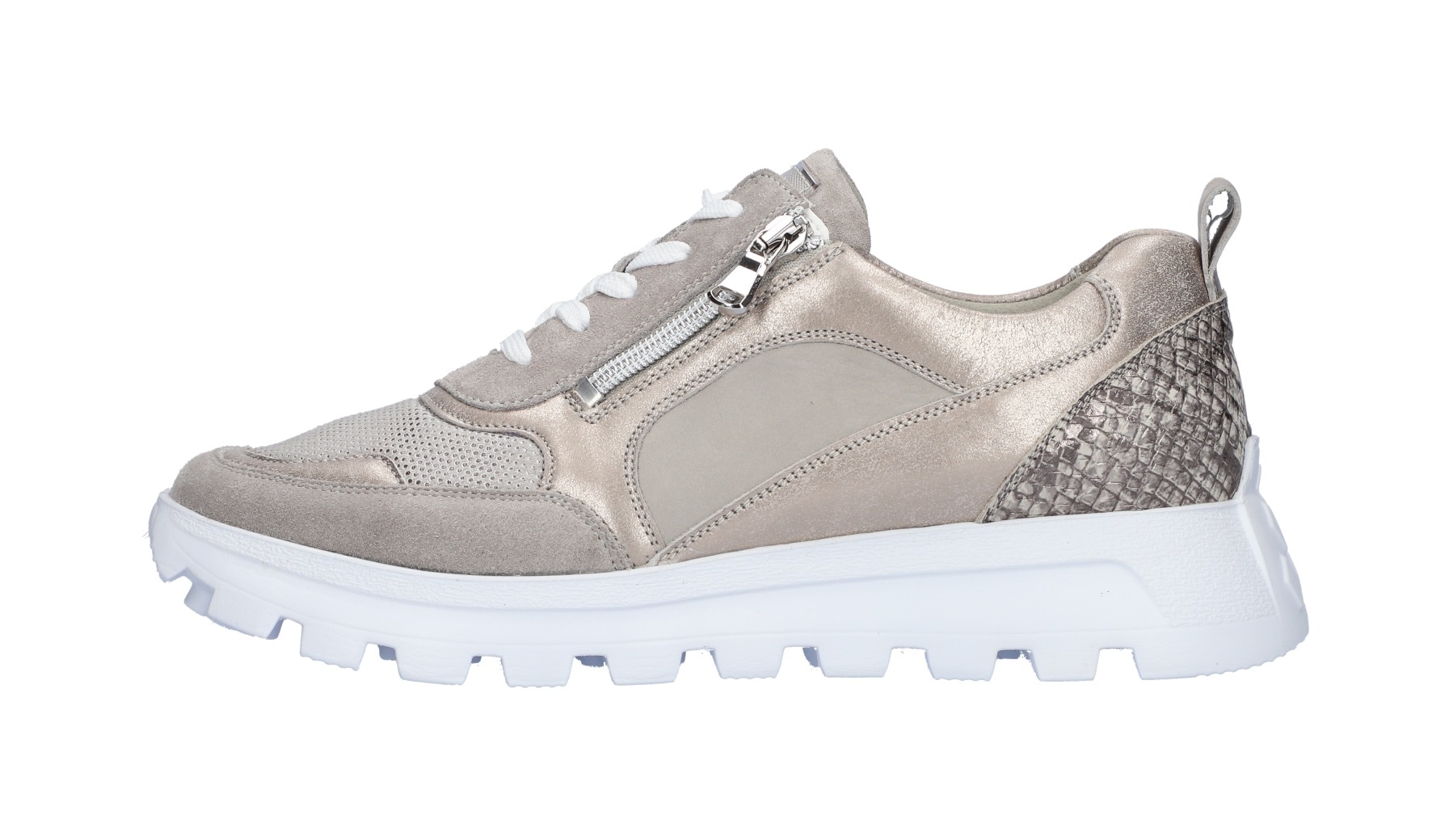 Waldläufer Plateausneaker »H-AJALA«, Halbschuh, Schnürschuh, Freizeitschuh mit Kontrastbesätzen, Weite H