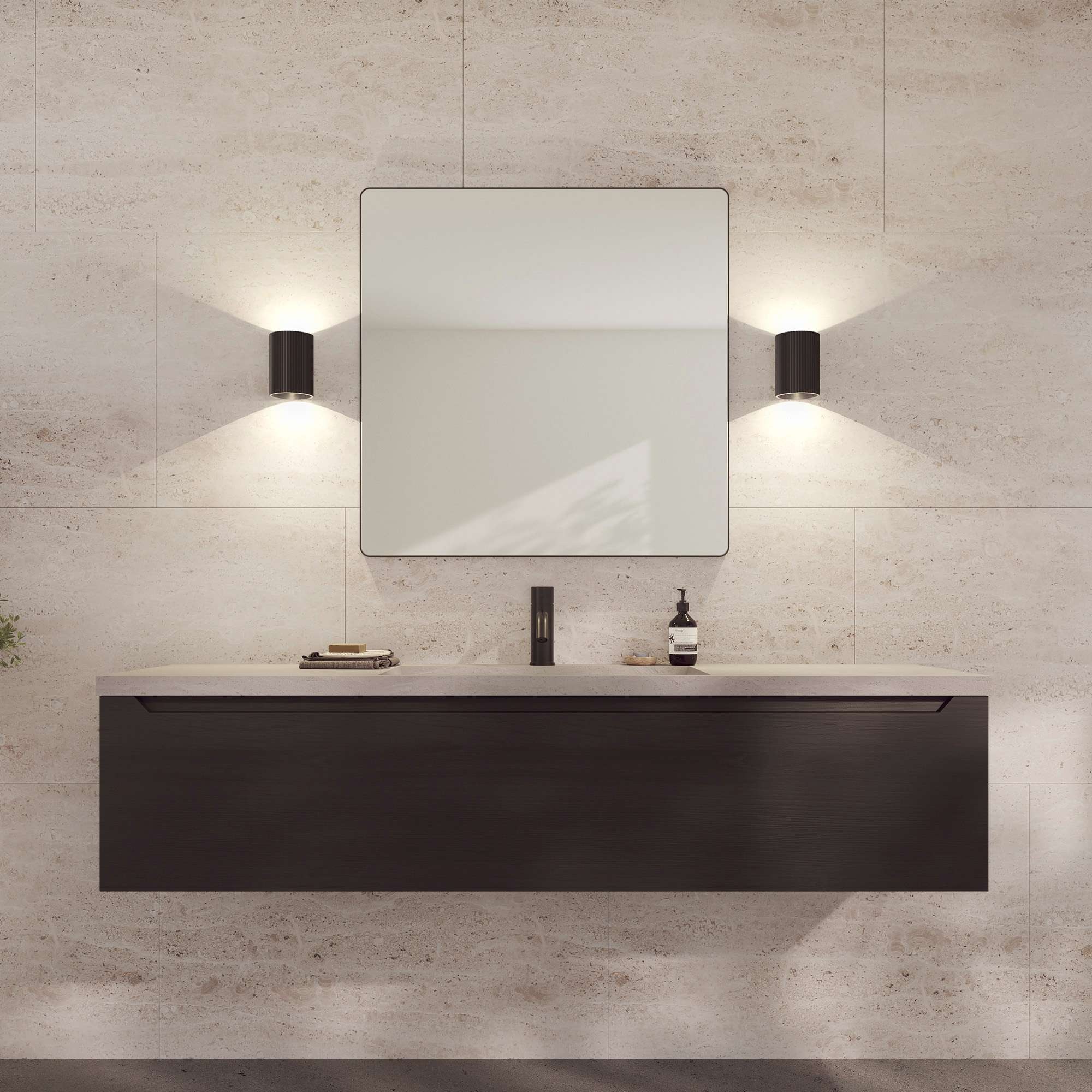 Loevschall Spiegel »Refine, Wandspiegel für alle Raumtypen, Stilvoller Rahmen,«, Spiegel für Schlafzimmer, Wohnzimmer, Garderobe, Flur und Badezimmer